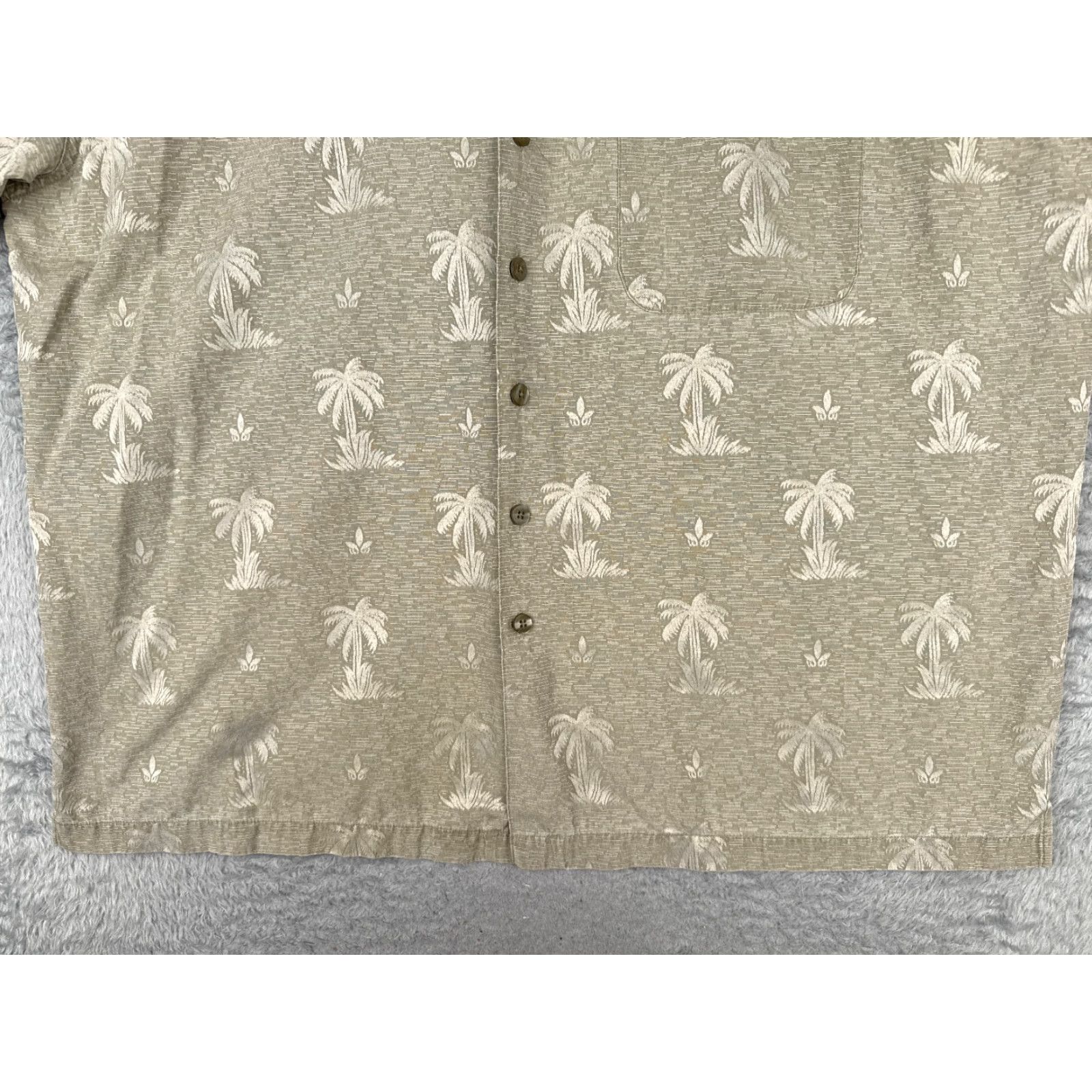 Faded Glory Faded Glory Hawaiian Shirt Men 2XL Beige Floral Cotton Blend Pocket Aloha Resort Size US XXL / EU 58 / 5 - 5 Thumbnail