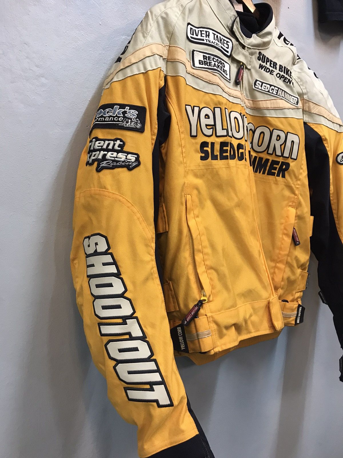 YELLOW CORN Yellow corn sledge hammer motorsports racing jacket Size US L / EU 52-54 / 3 - 5 Thumbnail