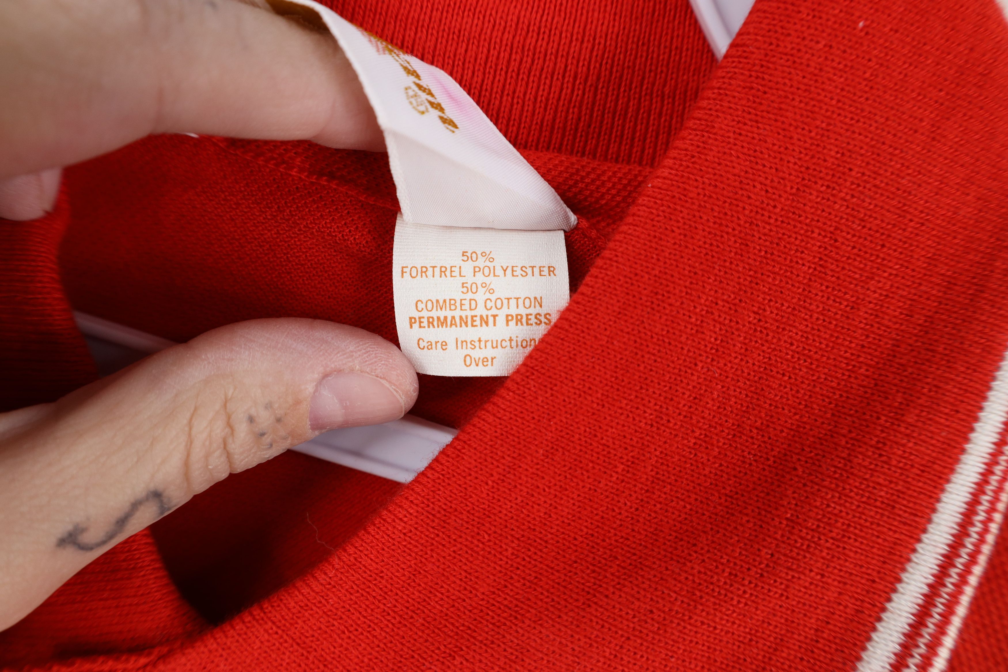 Vintage Vintage 70s 80s Knit Collared Tennis Golf Polo Shirt USA Size US XL / EU 56 / 4 - 9 Thumbnail