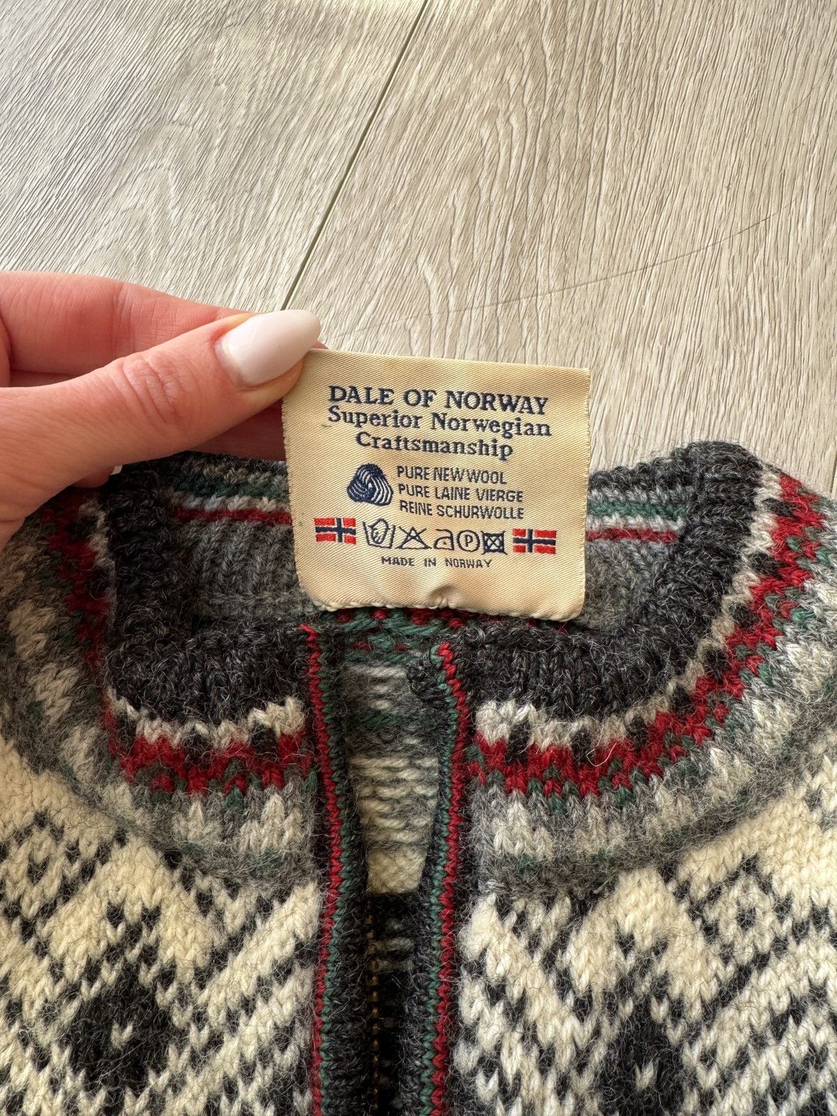 Dale Of Norway Dale Of Norway Wool Fair Isle Nordic Knit 1/4 Zip Sweater Size US S / EU 44-46 / 1 - 7 Thumbnail
