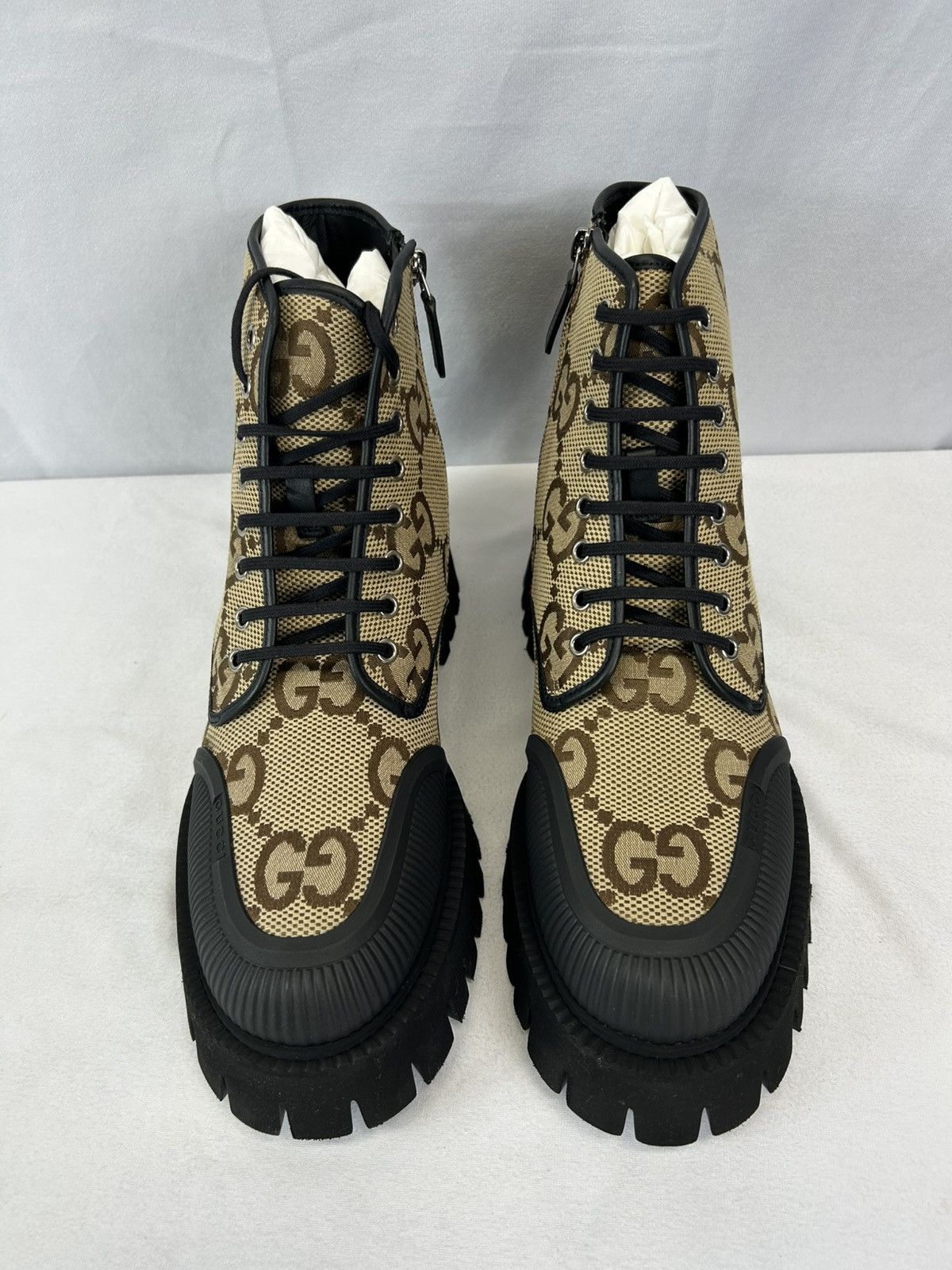 Gucci Gucci GG lace-up combat boots Size US 9.5 / EU 42-43 - 4 Thumbnail