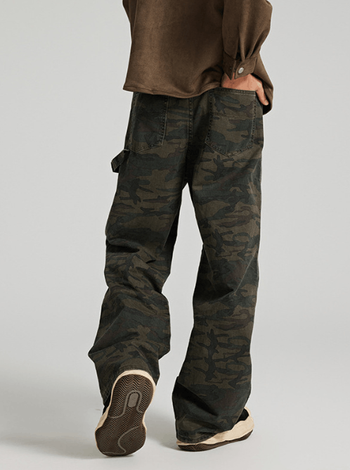Japanese Brand × Vintage American camouflage casual straight casual cargo jeans y2k Size US 32 / EU 48 - 4 Thumbnail