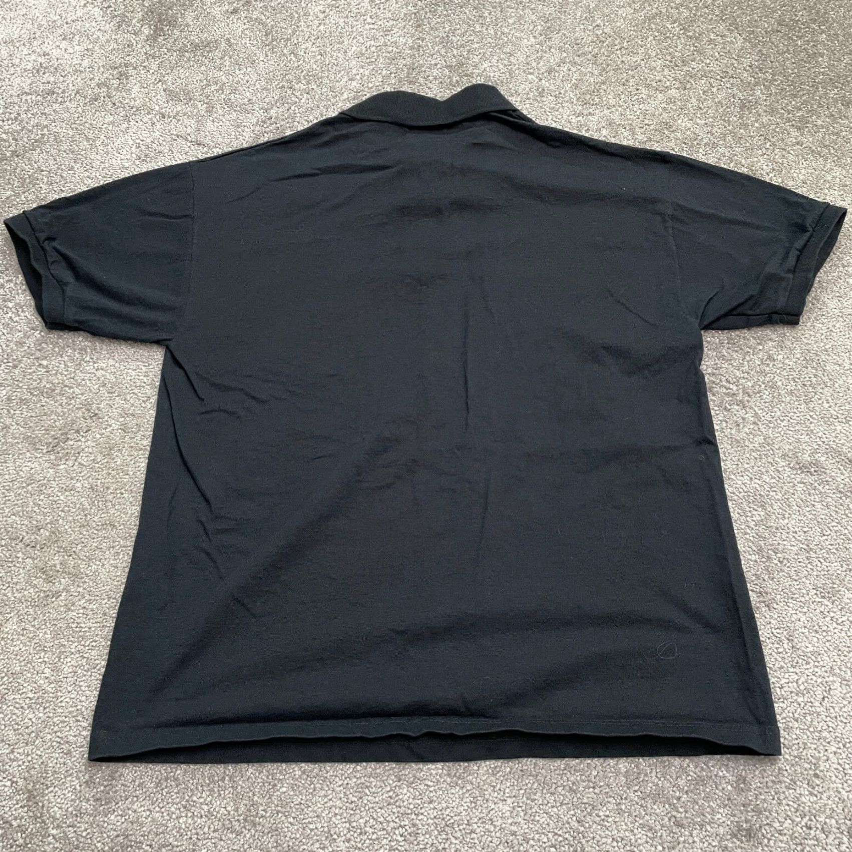 Jerzees Jerzees Shirt Men Large Black Heavyweight Cotton Short Sleeve Casual Mens Size US L / EU 52-54 / 3 - 2 Thumbnail