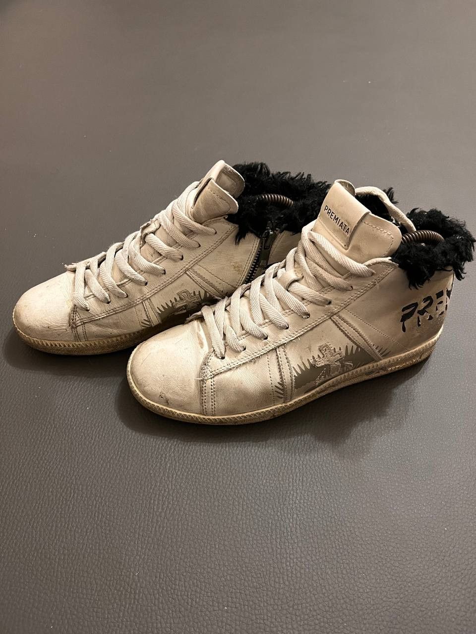 Premiata Premiata High Golden Goaose GGDB Style Distressed Shoes Size US 6 / IT 36 - 3 Thumbnail