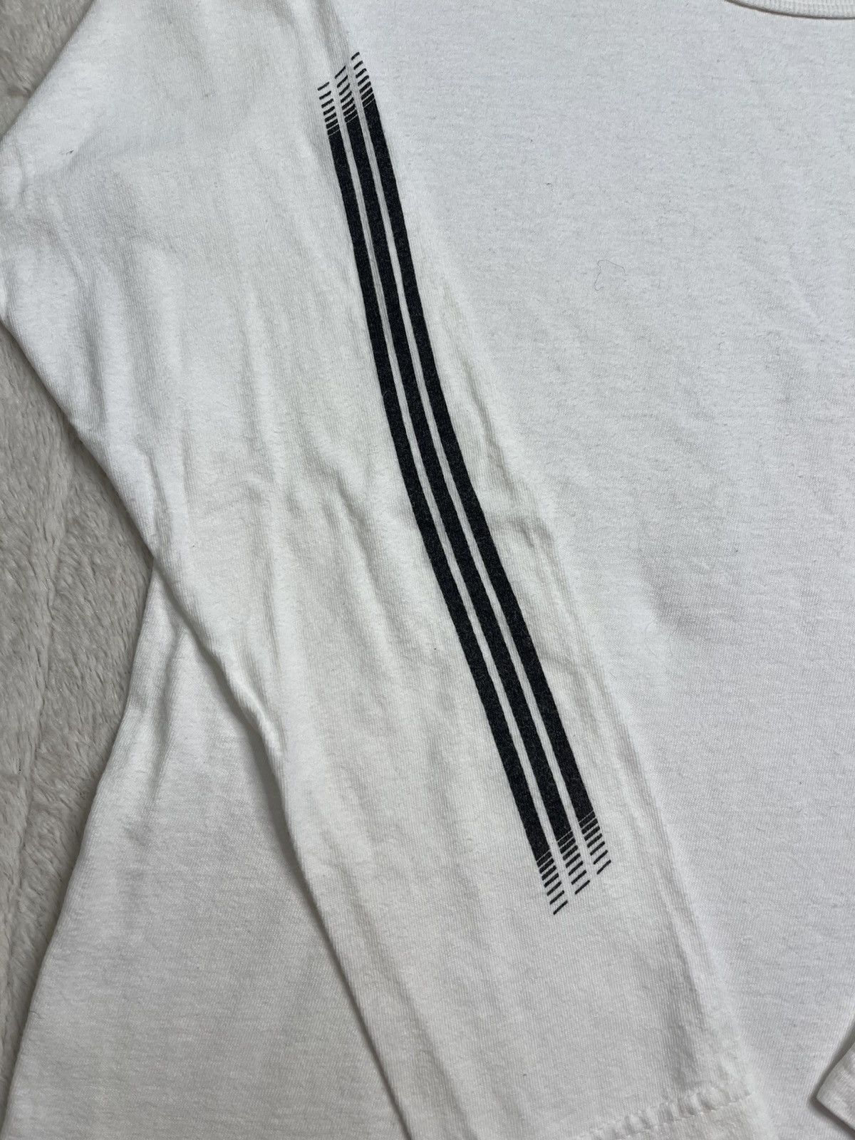 Adidas Vintage 90s Adidas White Long Sleeve Logo T Shirt Women’s M Size M / US 6-8 / IT 42-44 - 3 Thumbnail