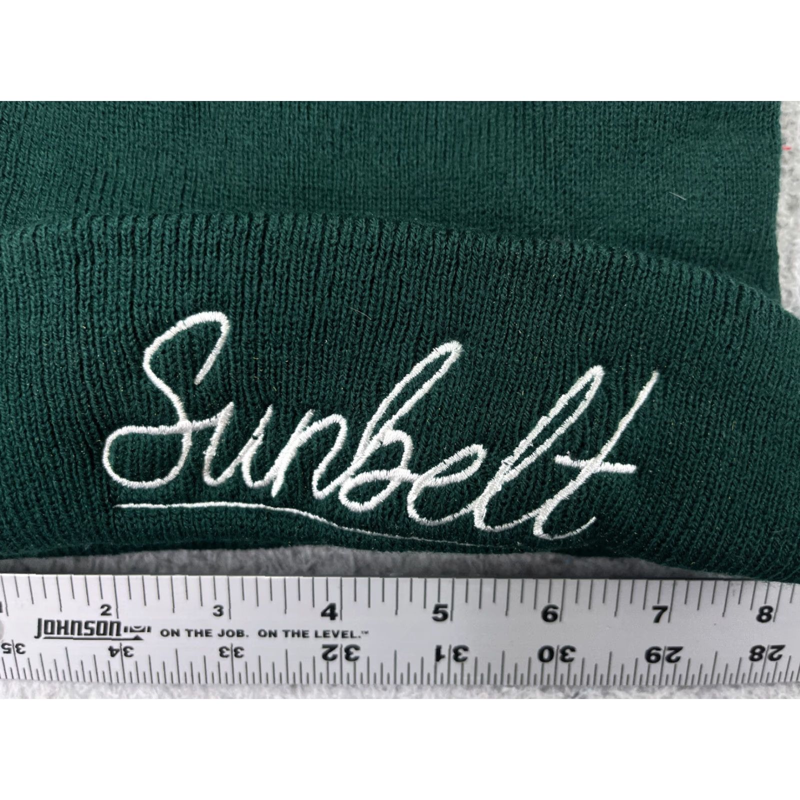 Equipment PromoHeadwear Beanie Sunbelt Toque Adult One Size Green Knit Logo Acrylic Equipment Rental Pom Size ONE SIZE - 2 Thumbnail