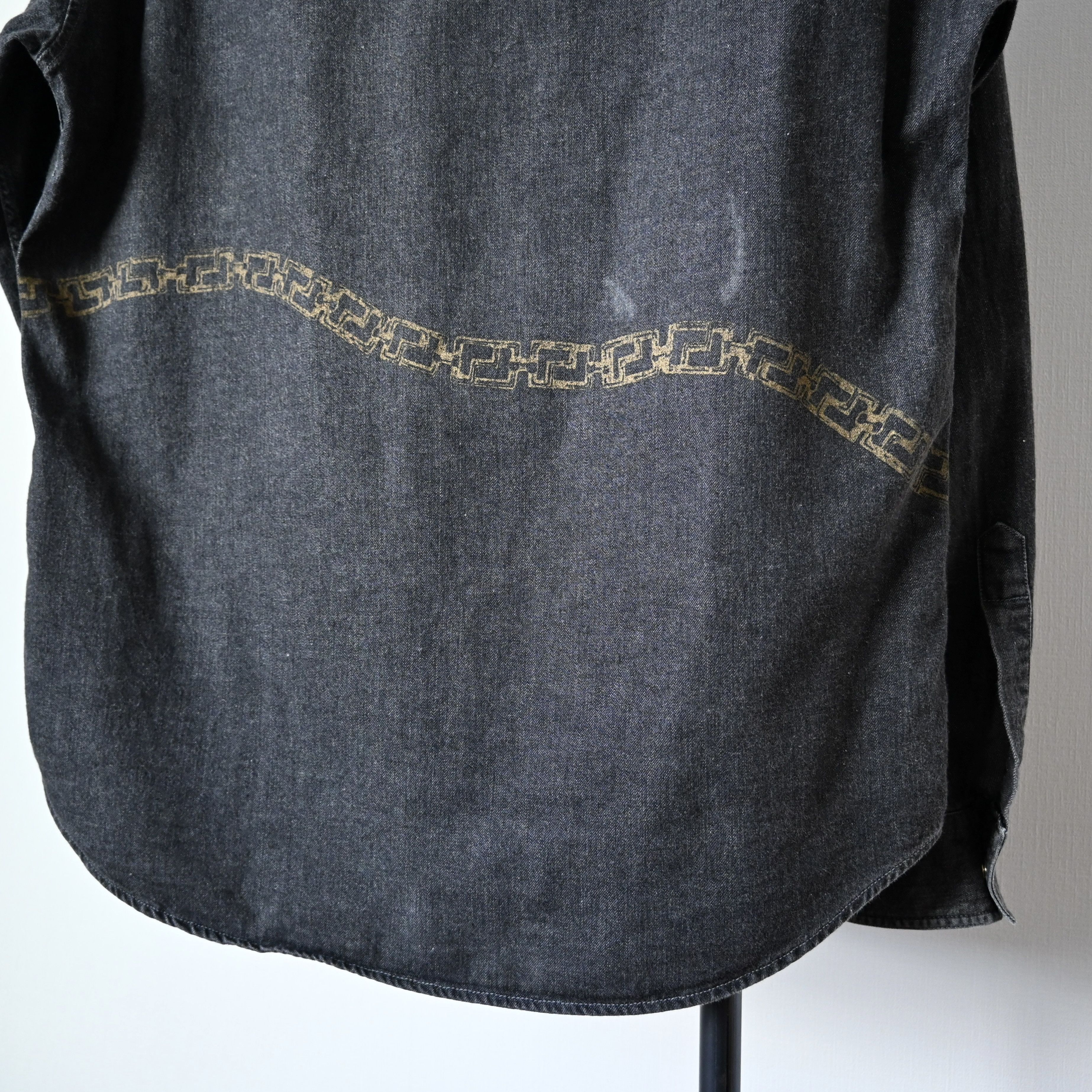 Versace Jeans Couture VTG 2000s VERSACE JEANS COUTURE denim shirt made in Italy Size US M / EU 48-50 / 2 - 6 Thumbnail