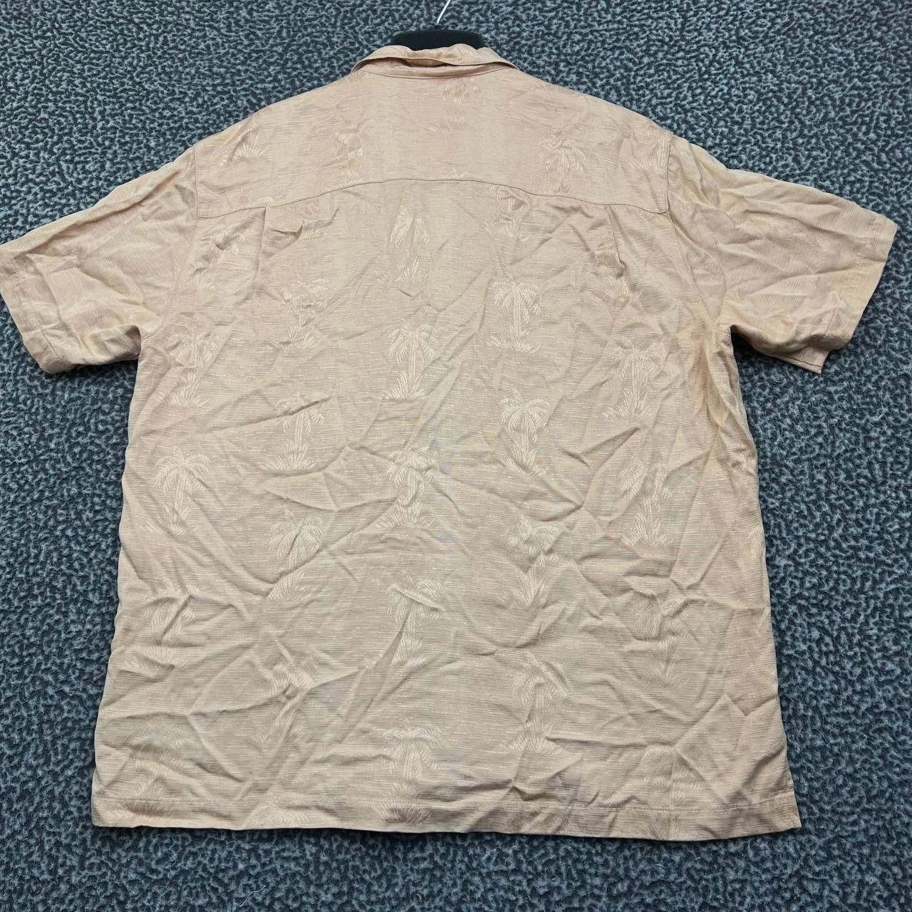 Caribbean Caribbean Joe Palm Tree Jacquard Rayon Camp Button Up M Size US M / EU 48-50 / 2 - 2 Thumbnail