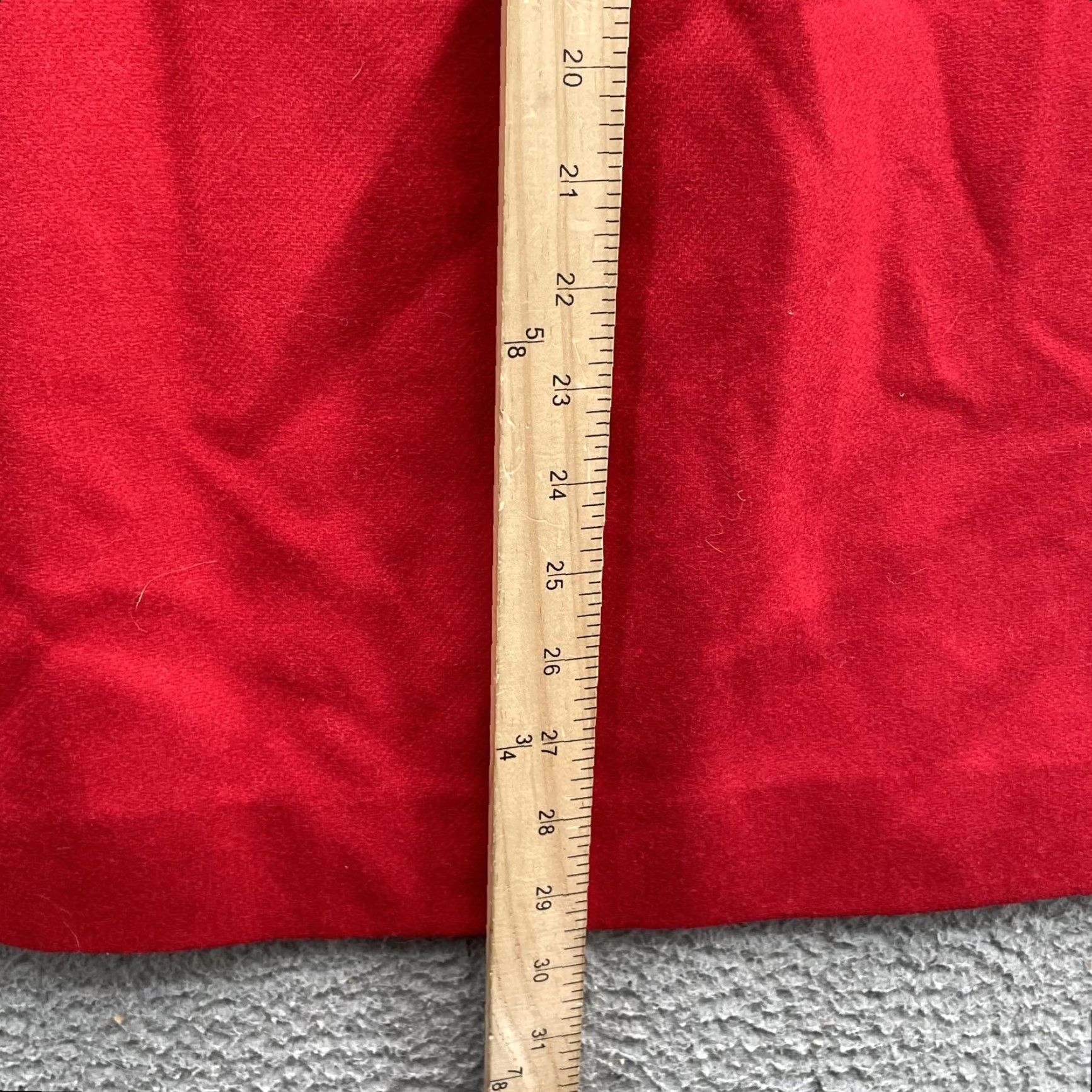 Vintage VINTAGE Barclay Square Skirt Womens 15-16 Wool Belt A-Line Long Solid Red 100% Wool Category: Skirt Womens XS-Adult 16 Red Size 38" / US 16 / IT 52 - 4 Thumbnail