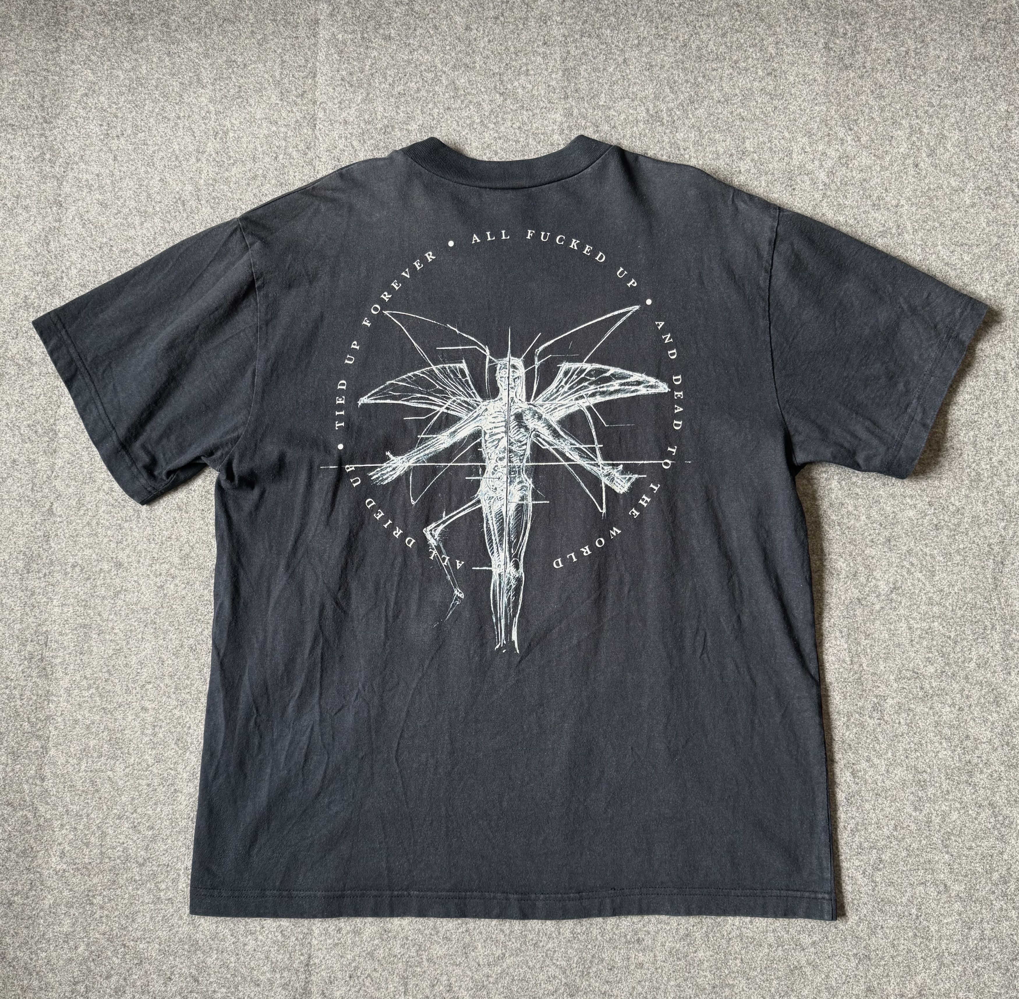 Vintage 1996 Marilyn Manson Antichrist Supersta Vintage Tee Size US L / EU 52-54 / 3 - 3 Thumbnail