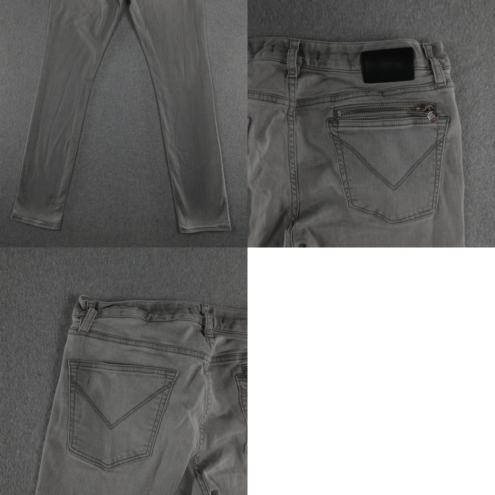 John Varvatos John Varvatos Jeans Mens Slim Light Gray 33X31 Button Fly 5-Pocket Denim Cotton Stretch 31in Inseam 90s? No, Vintage: No (adjusted) Size US 32 / EU 48 - 10 Thumbnail
