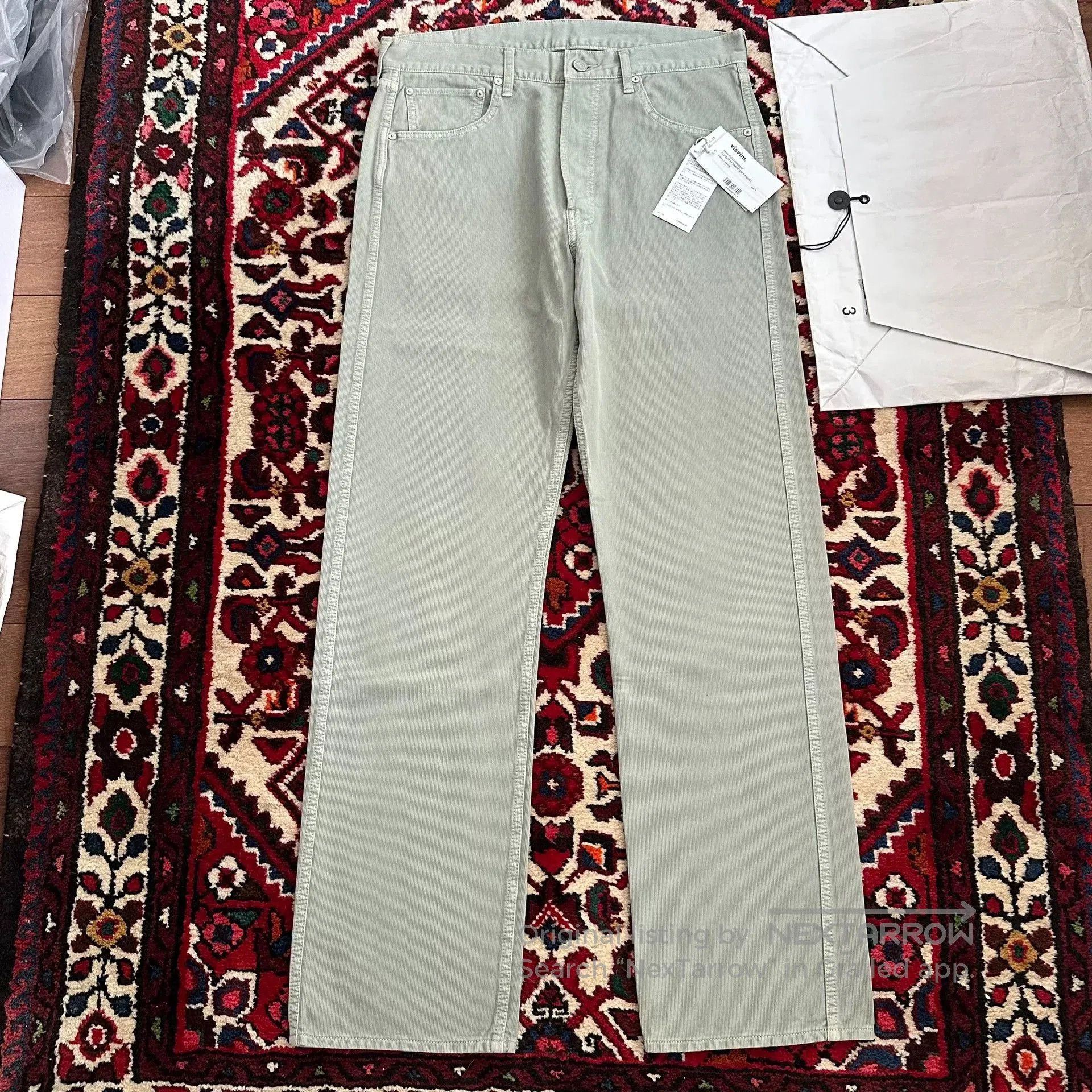Visvim VISVIM 23SS FLUXUS 01 DMGD Dry Pique Pants. Size US 26 / EU 42 - 2 Thumbnail