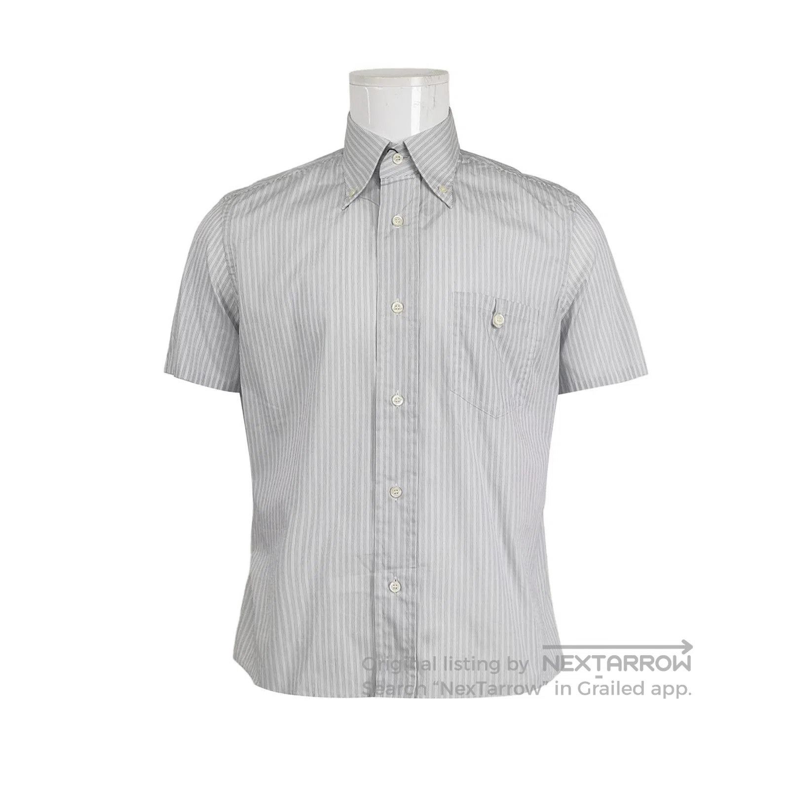 Prada Prada Striped Short Sleeve Button. Size M / US 6-8 / IT 42-44 - 1 Thumbnail
