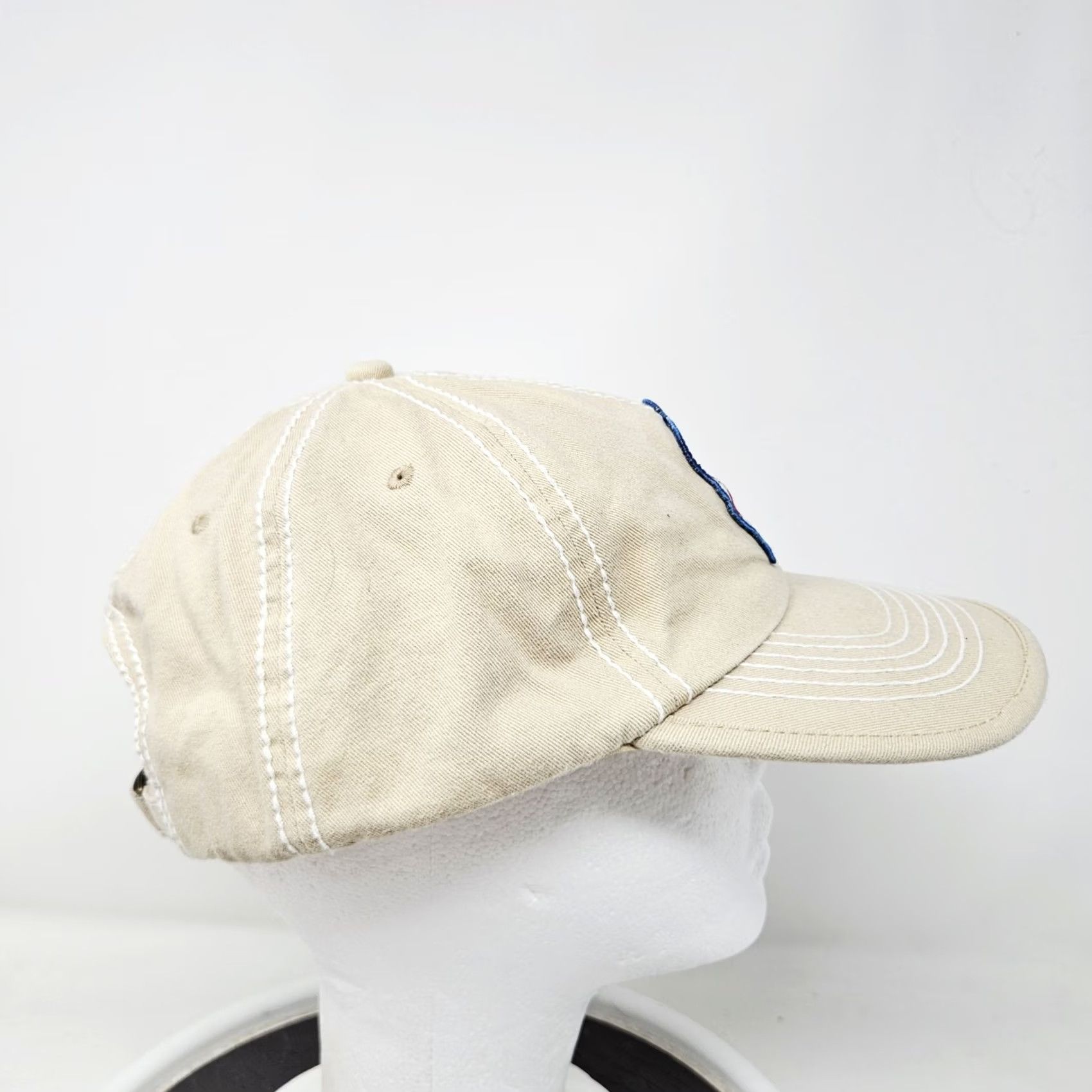 Logo 7 VINTAGE Beige Hat Unbranded Baseball Cap 90s Retro Adjustable One Size Men Size ONE SIZE - 3 Thumbnail
