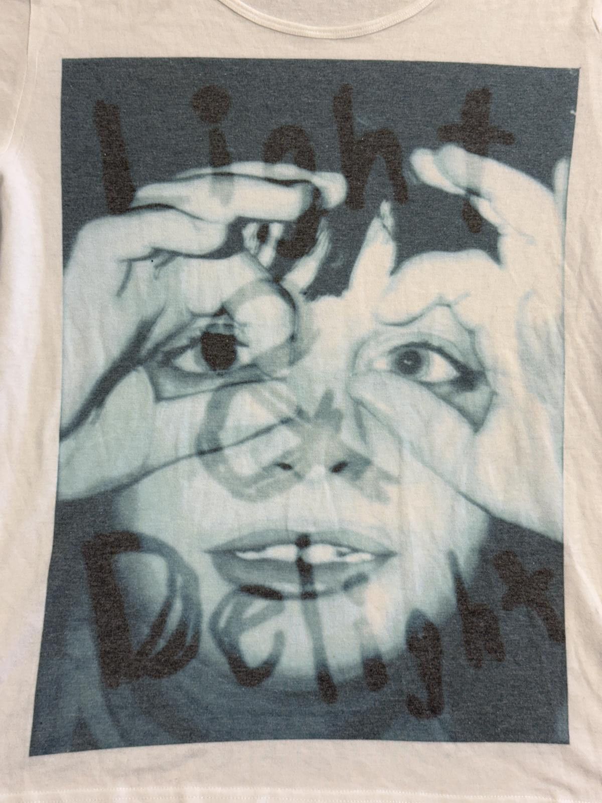 Designer Guell Mustard Hipster Photo T-shirt Light Delight Eye Goggle Size S / US 4 / IT 40 - 3 Thumbnail