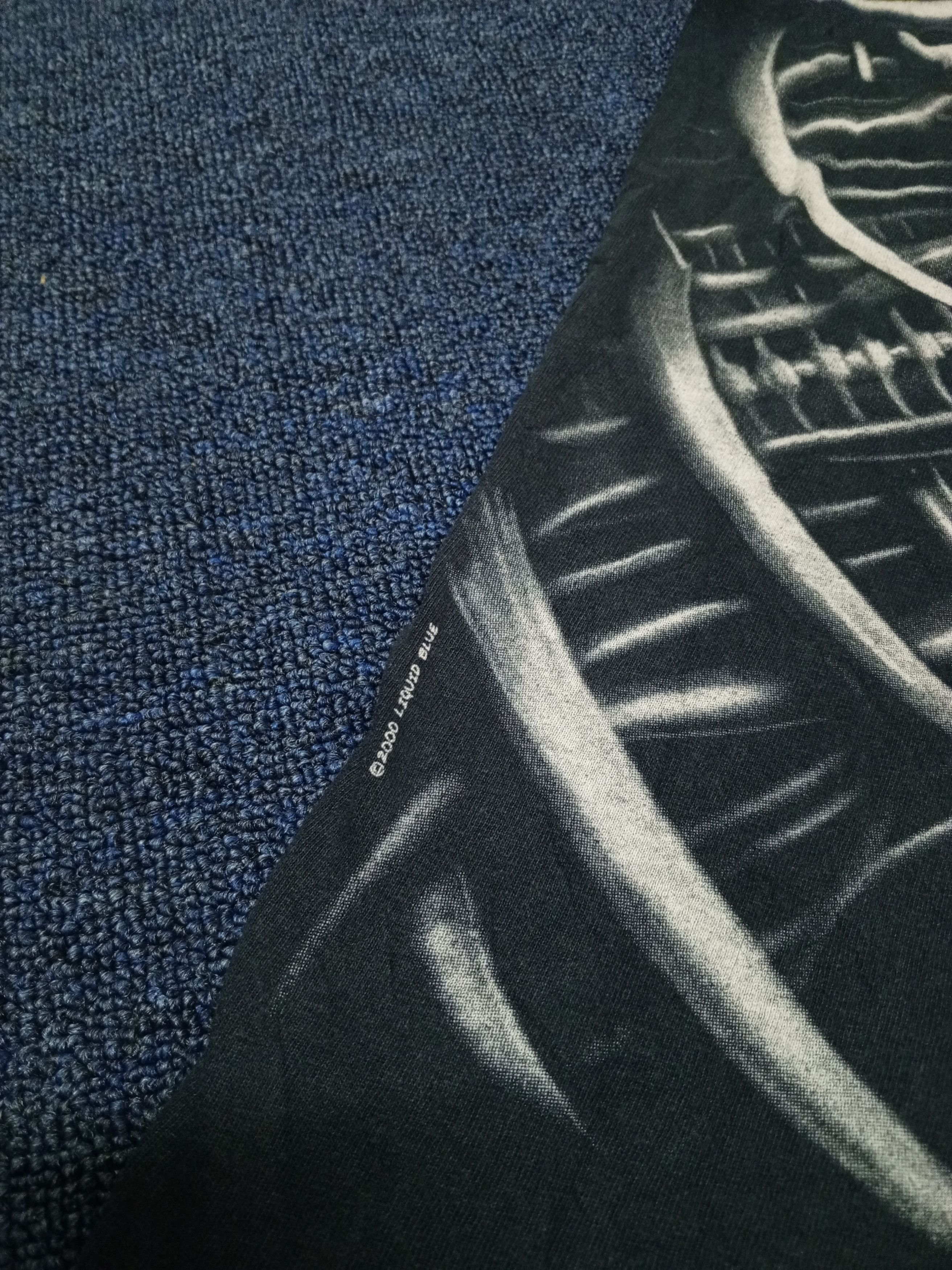 Liquid Blue Y2K VINTAGE 2000 OVP PRINT LIQUID BLUE Size US XL / EU 56 / 4 - 5 Thumbnail