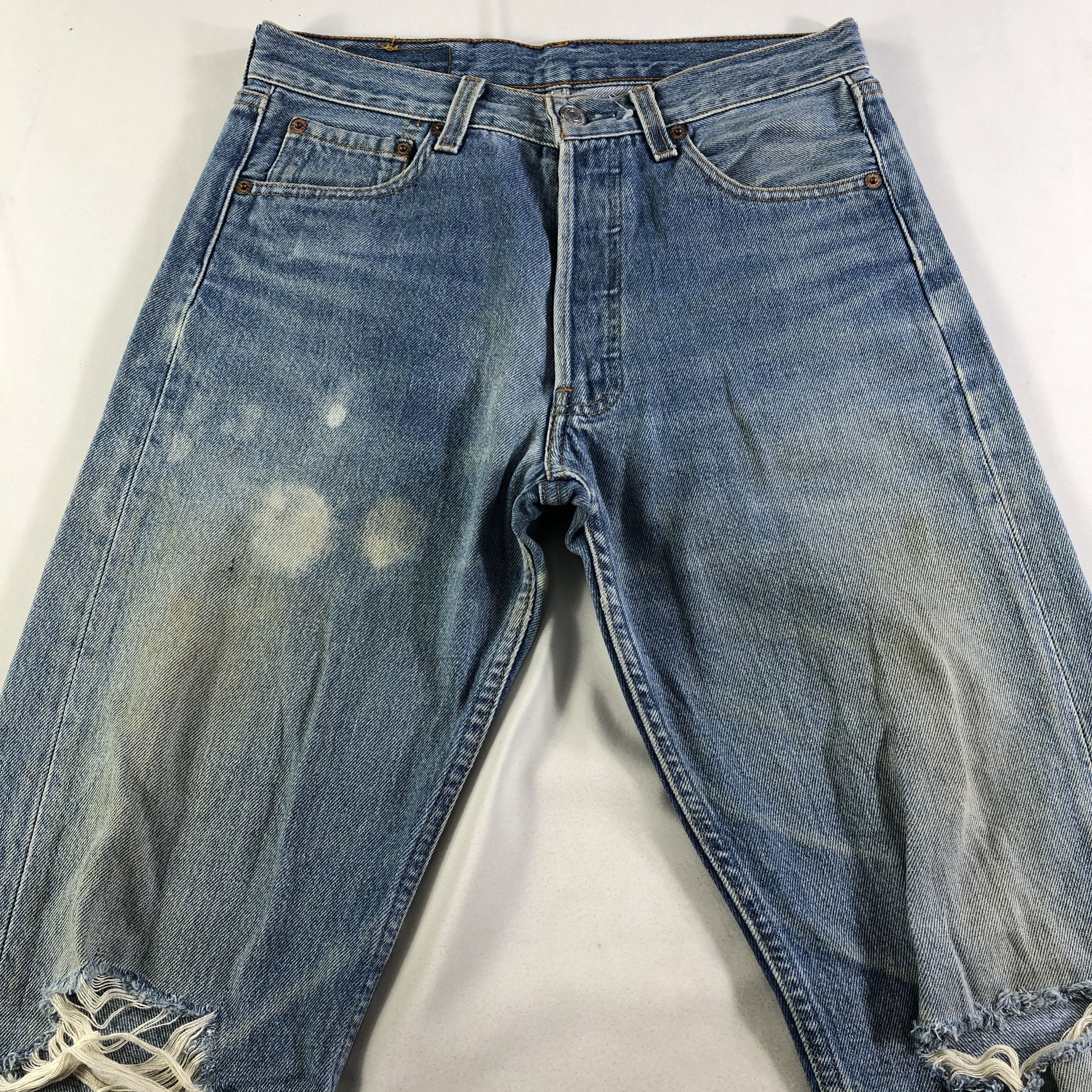 Levi's × Vintage 90s Vintage Levis 501 Jeans-JM3723 Size US 30 / EU 46 - 3 Thumbnail