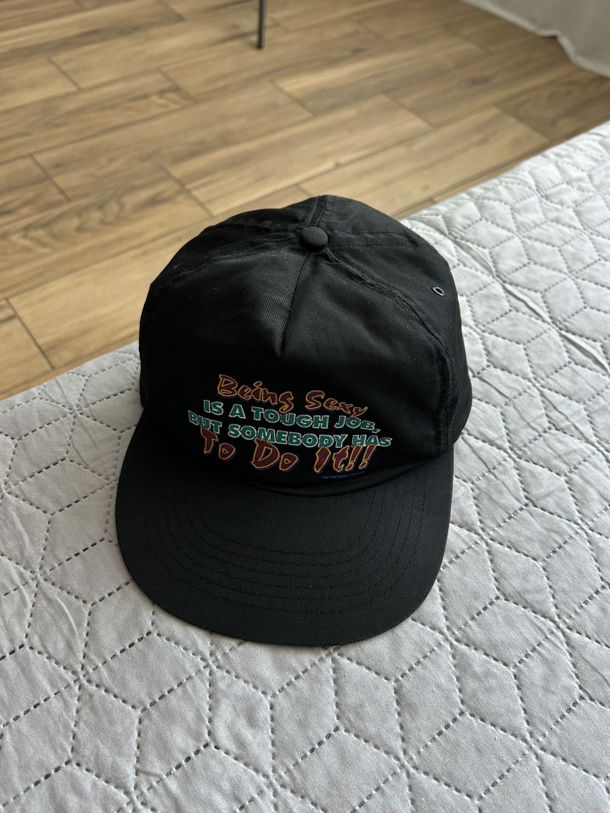 Other Vintage 90’s Being Sexy Is tough Job Cap Size ONE SIZE - 2 Thumbnail