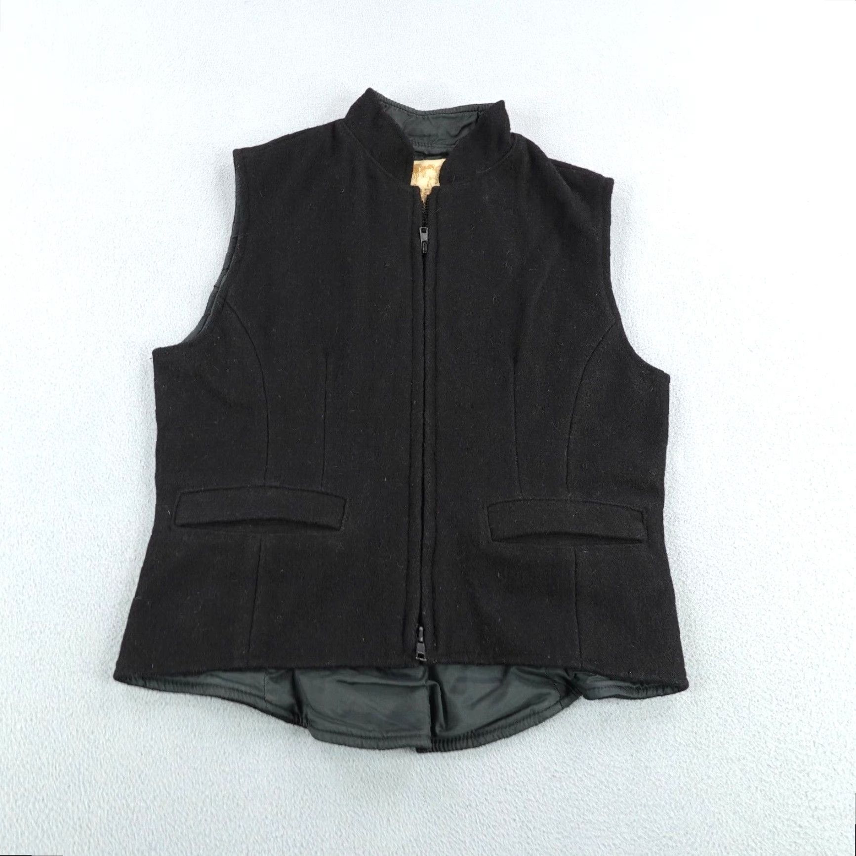 Vintage VINTAGE Schaefer Vest Mens Small Black Wool Frontier Western Cowboy Rodeo Crew Neck? Size US S / EU 44-46 / 1 - 2 Thumbnail