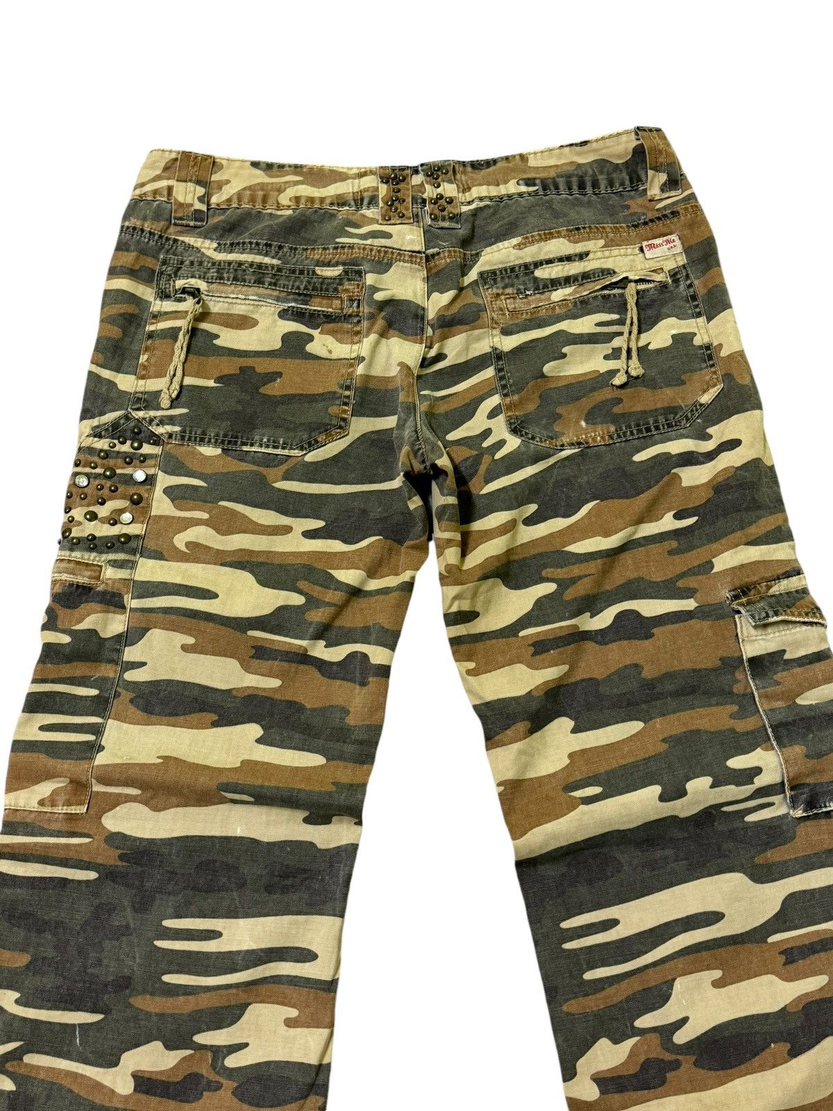 Hysteric Glamour Cargo MISS ME Studded multipocket Low Rise Camo Pants Size US 32 / EU 48 - 10 Thumbnail