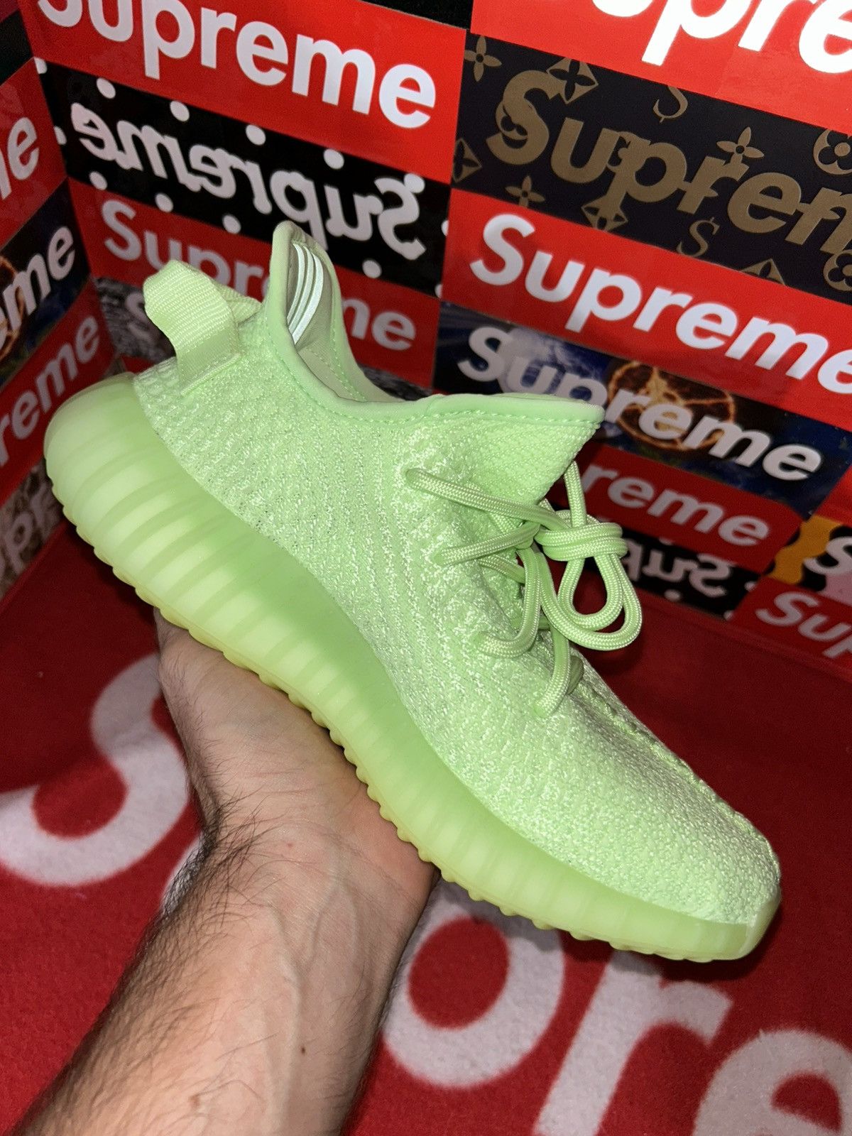 Adidas adidas Yeezy Boost 350 V2 Glow EG5293 size 5 1/2 VNDS Size US 5.5 / EU 38 - 7 Thumbnail