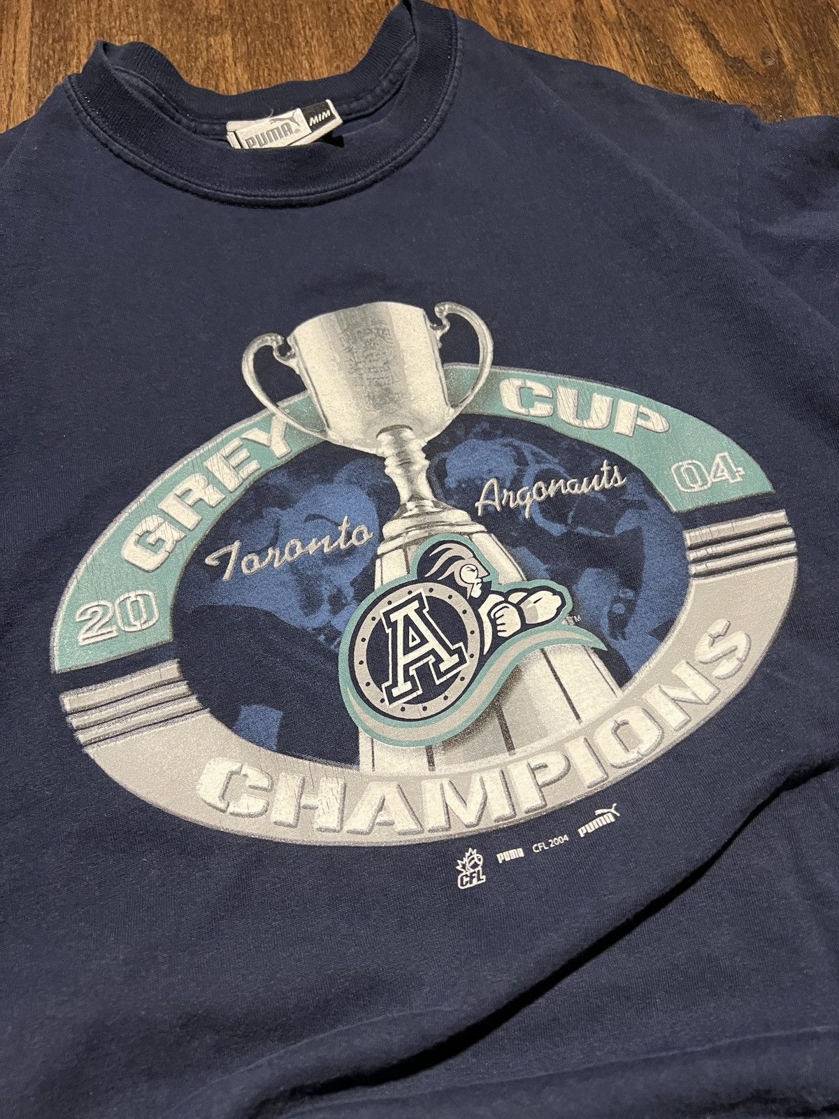 Puma × Vintage vintage toronto argos tee Size US M / EU 48-50 / 2 - 2 Thumbnail