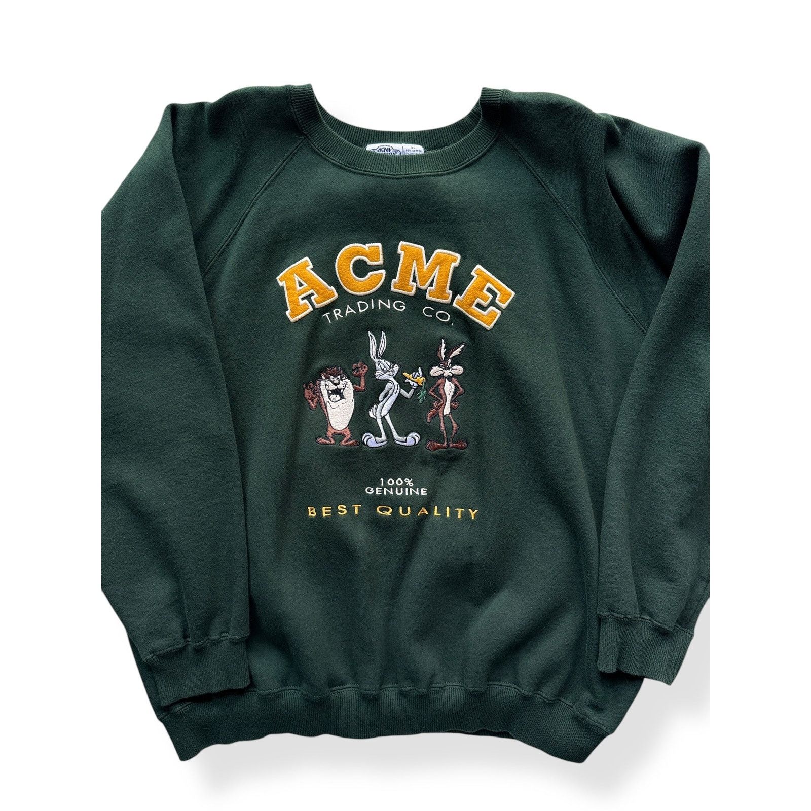 Warner Bros Vintage Acme Trading Company Looney Tunes Crewneck SZ XL Size US XL / EU 56 / 4 - 2 Thumbnail