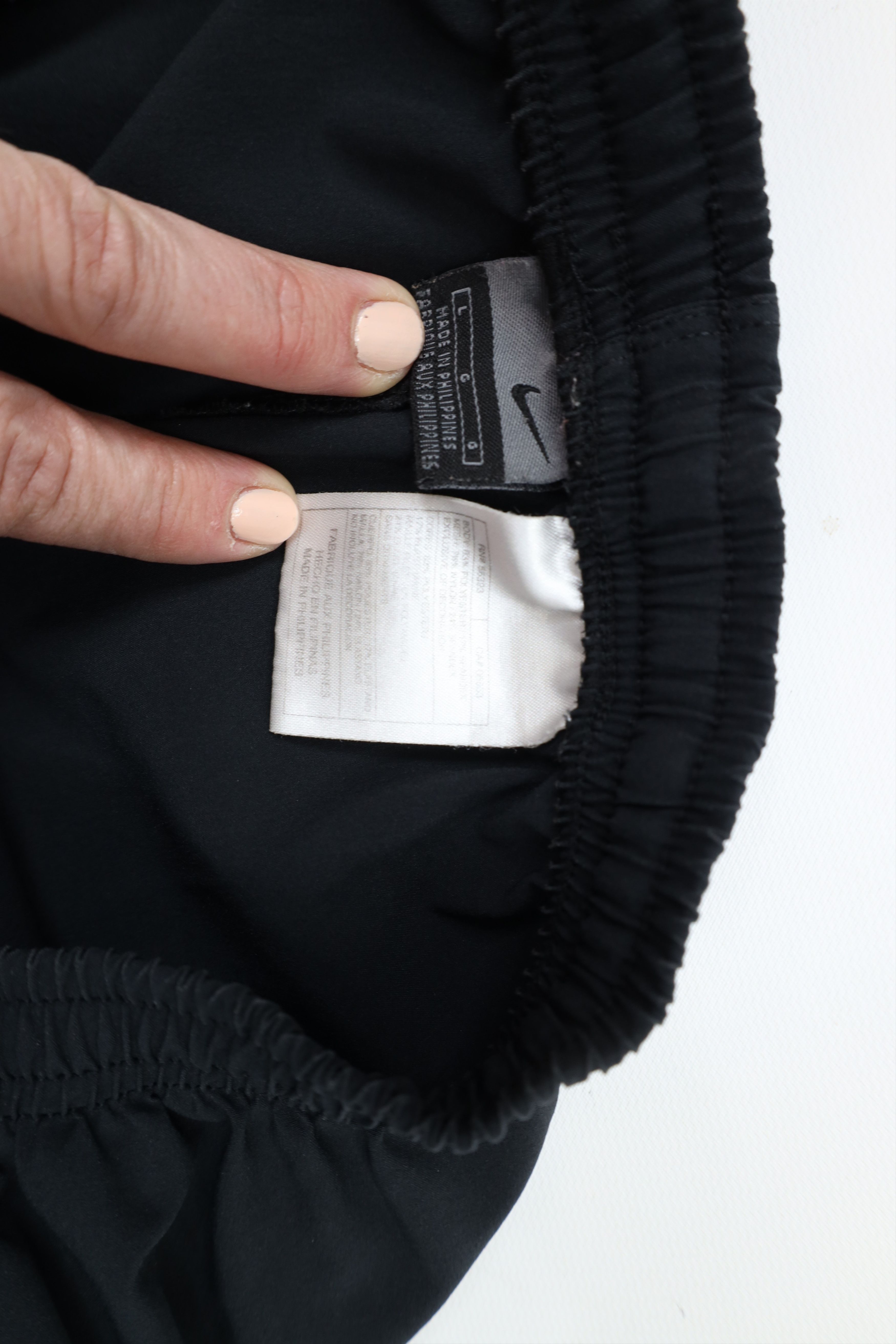Nike × Vintage Vintage Nike Scott Swoosh Stretch Tapered Leg Pants Black Size US 36 / EU 52 - 9 Thumbnail