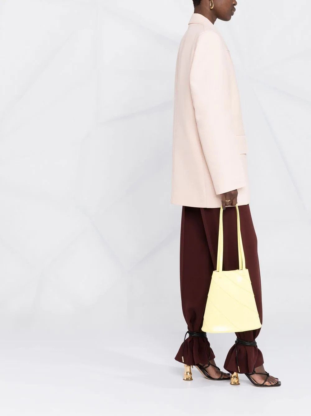 Jil Sander o1y0925 Coat in Blush Size XS / US 0-2 / IT 36-38 - 5 Thumbnail