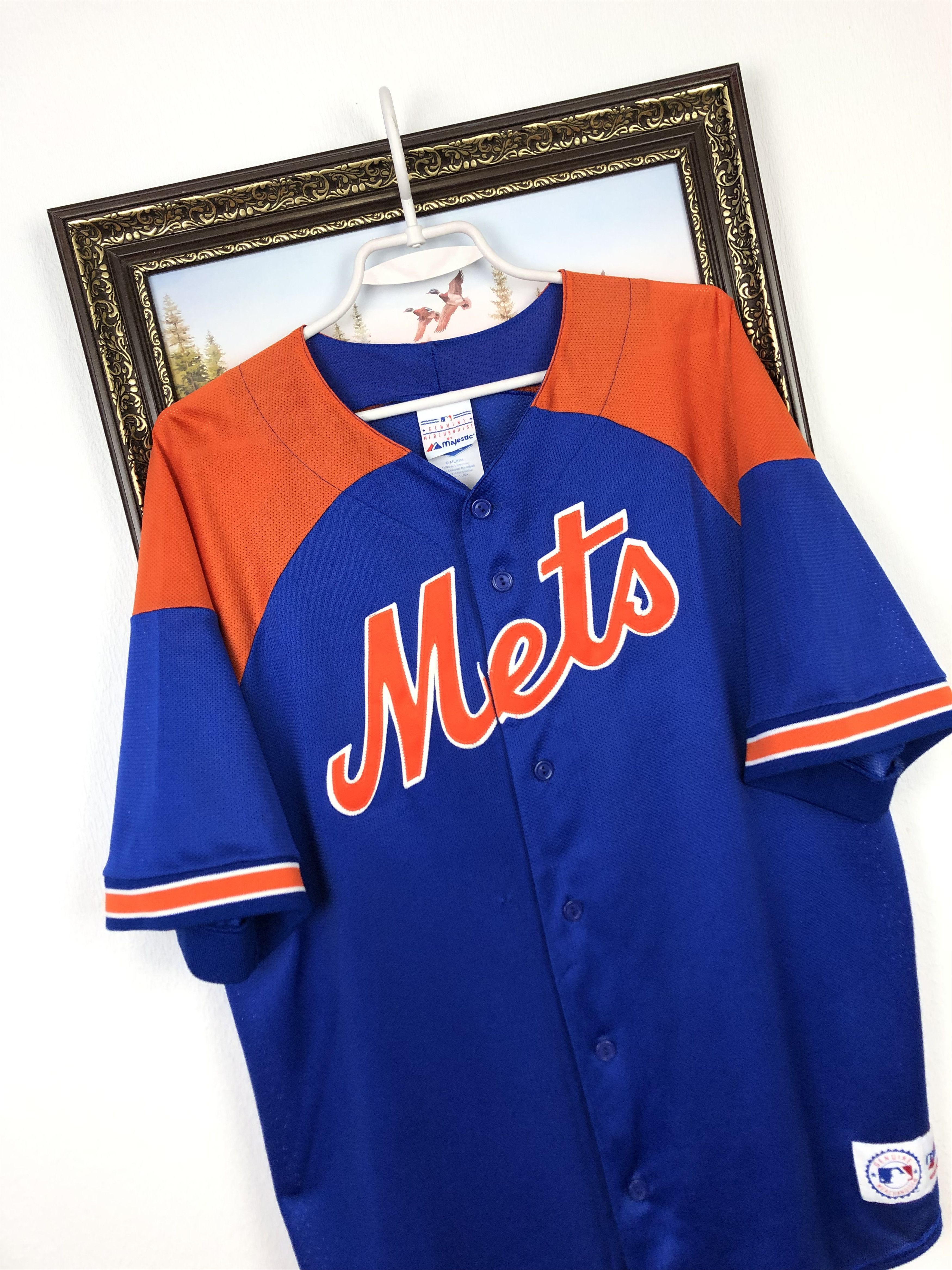 Vintage Vintage 90's Bobby Bonilla New York Mets Jersey Mens MLB Size US L / EU 52-54 / 3 - 3 Thumbnail