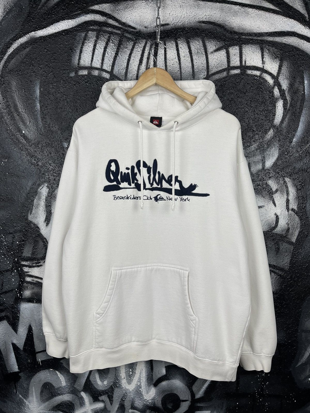 Quiksilver × Vintage Y2K Quiksilver Boardrider New York Hoodie Size US L / EU 52-54 / 3 - 2 Thumbnail
