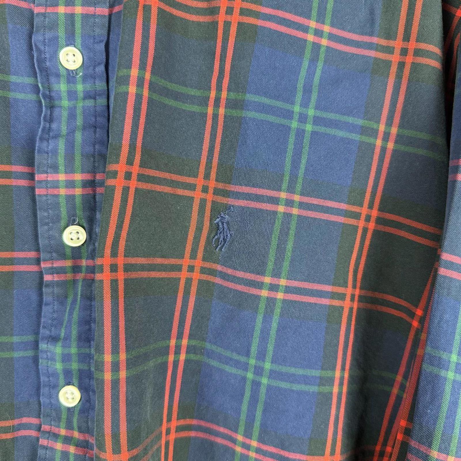 Lauren Ralph Lauren Ralph Lauren Shirt Men's XL Navy Blake 100% Cotton Stripe Size US XL / EU 56 / 4 - 2 Thumbnail
