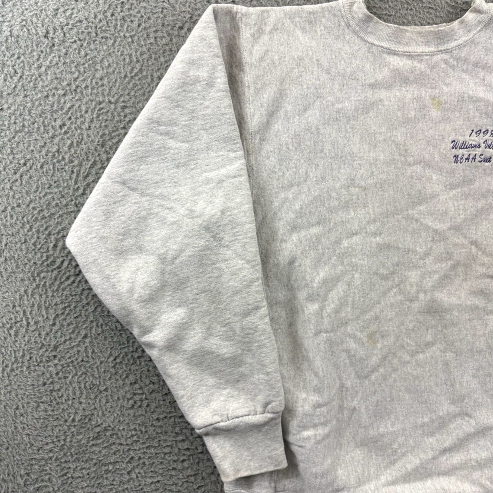 Vintage VINTAGE Williams College Sweatshirt Men’s Large Gray 90s Reverse Weave Pullover Regular Fit Cotton Kellsport Logo Crew Neck Size US L / EU 52-54 / 3 - 5 Thumbnail
