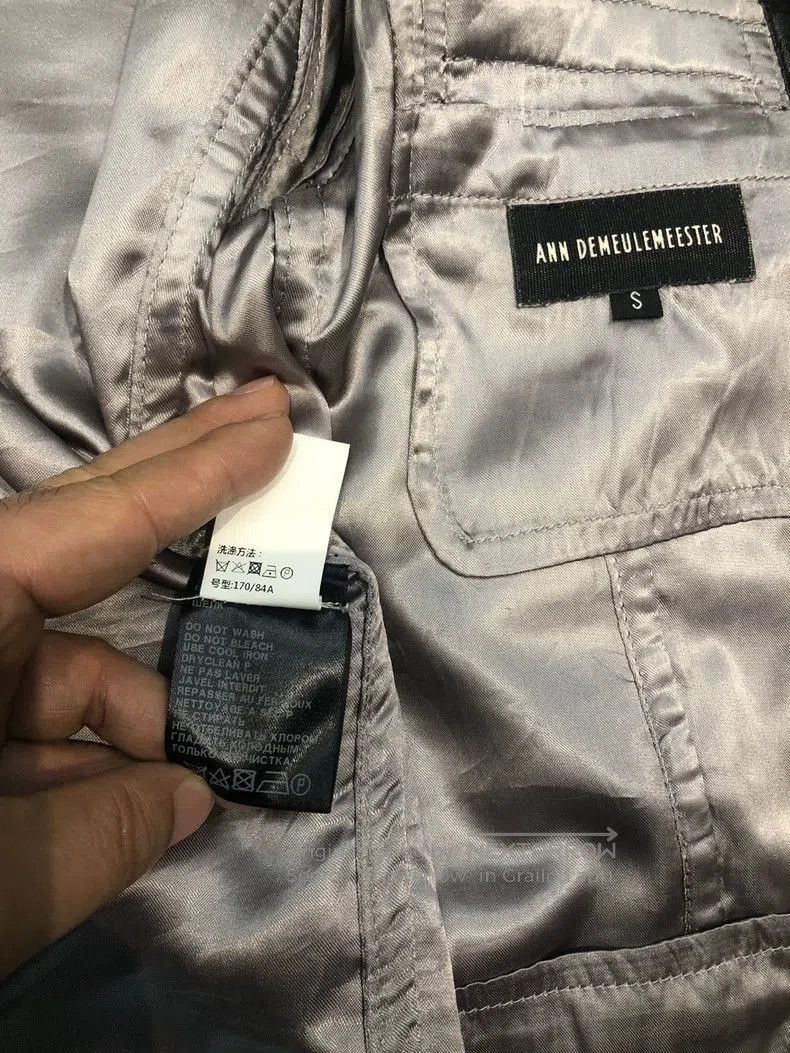 Ann Demeulemeester ANN DEMEULEMEESTER Men's Short Jacket. Size US S / EU 44-46 / 1 - 7 Thumbnail