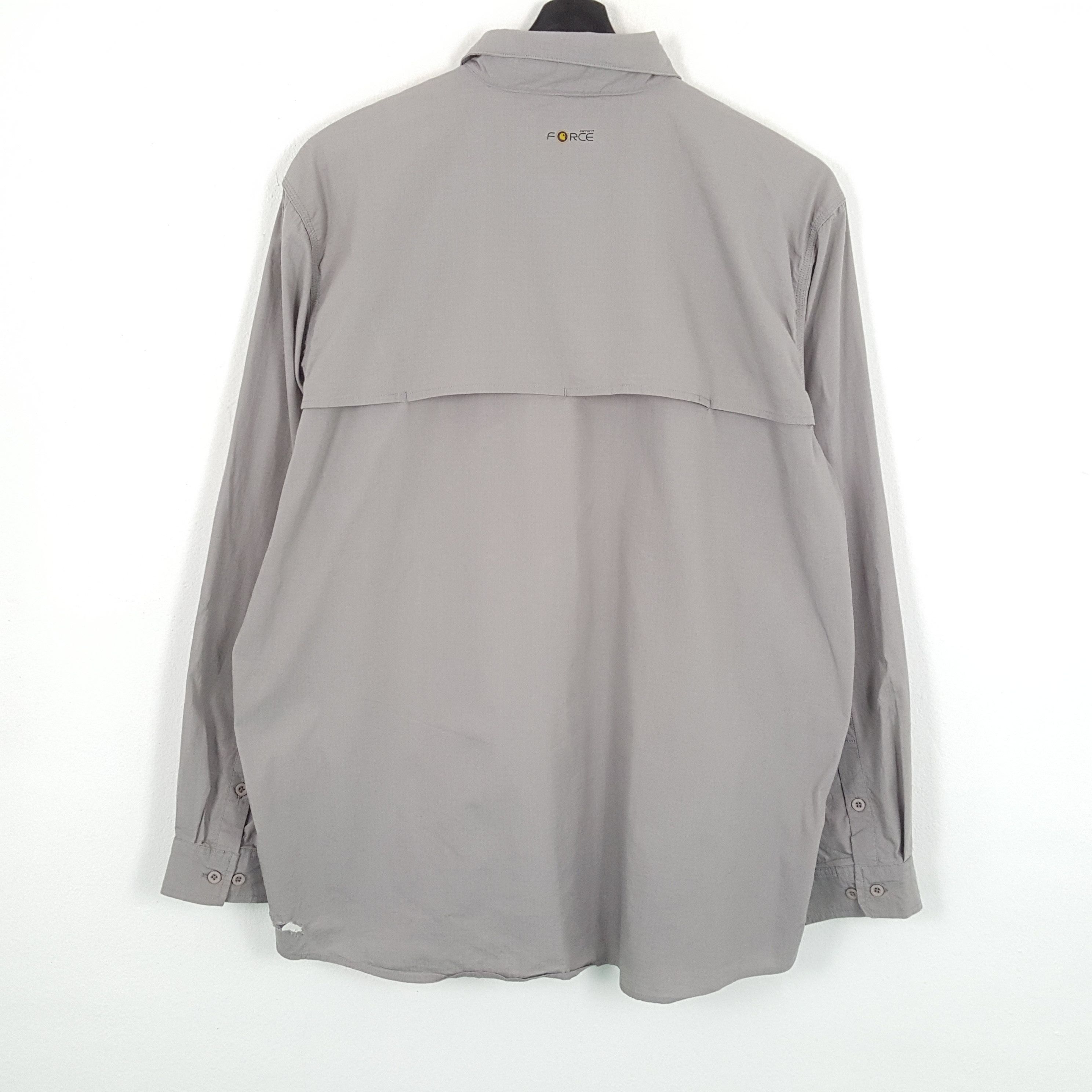 Carhartt × Vintage CARHARTT Small Logo Design Workwear Style Shirt Size US XXL / EU 58 / 5 - 3 Thumbnail