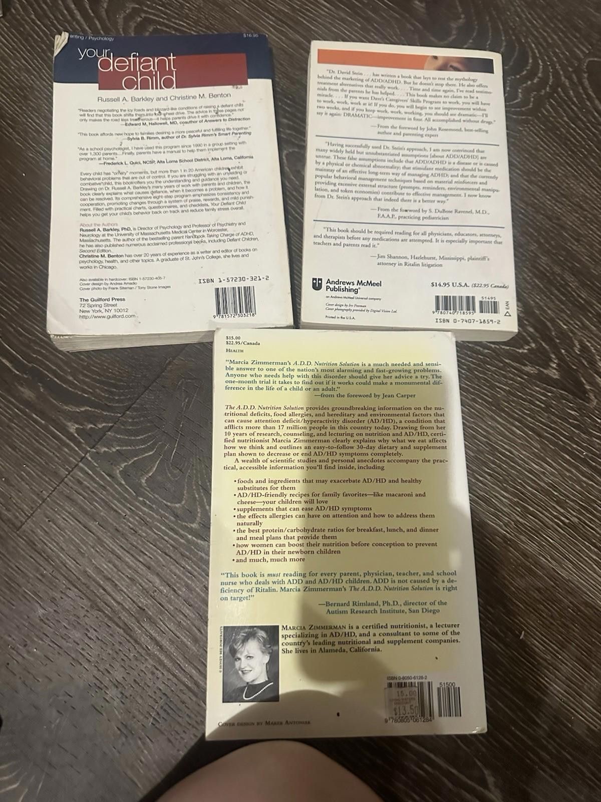 Designer ADHD Parenting Book Bundle Nutrition Defiant Size ONE SIZE - 3 Thumbnail
