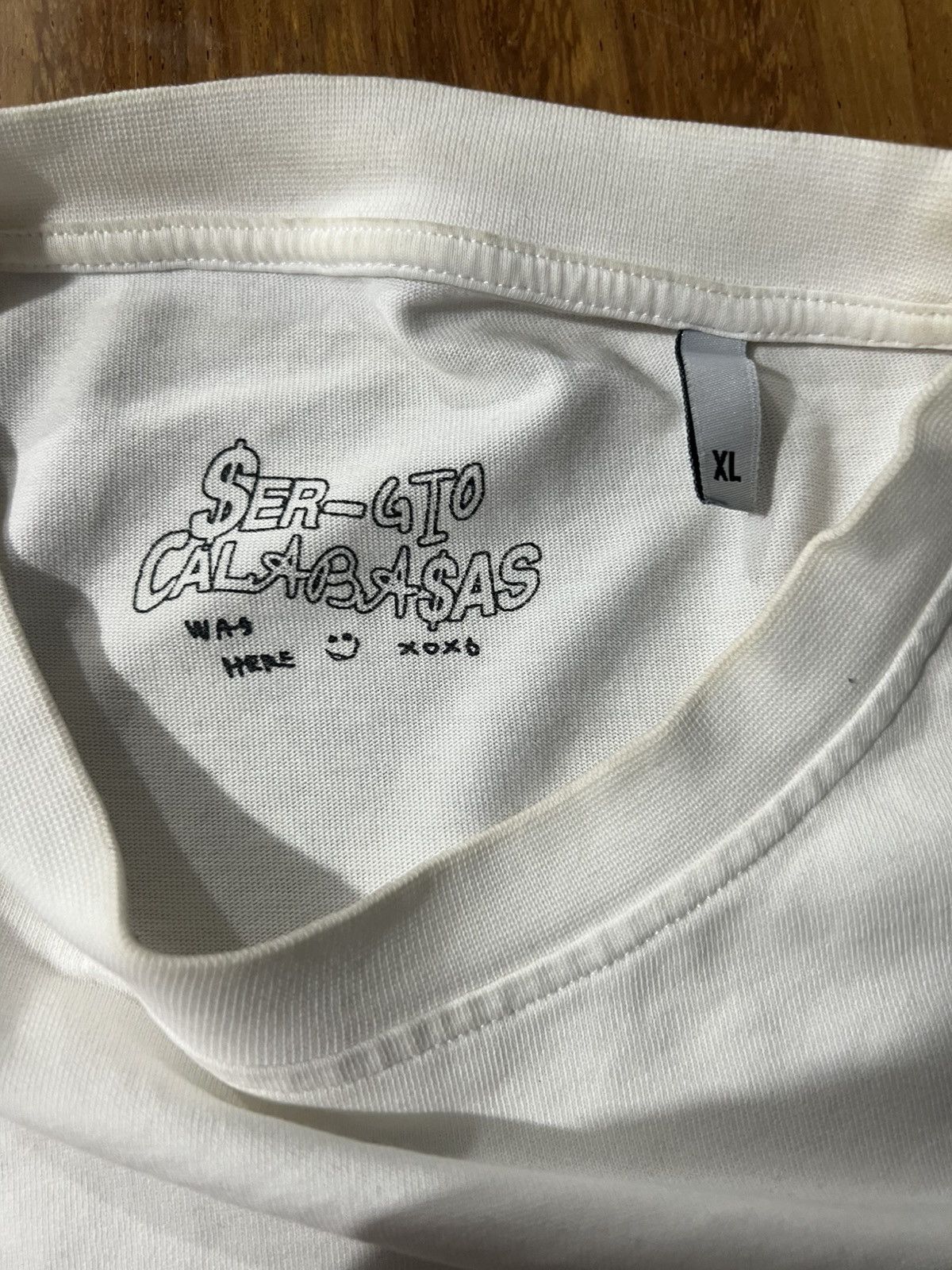 Sergio Calabasas × Travis Scott T-shirt Sergio calabasas X Travis Scott Size US XL / EU 56 / 4 - 3 Thumbnail