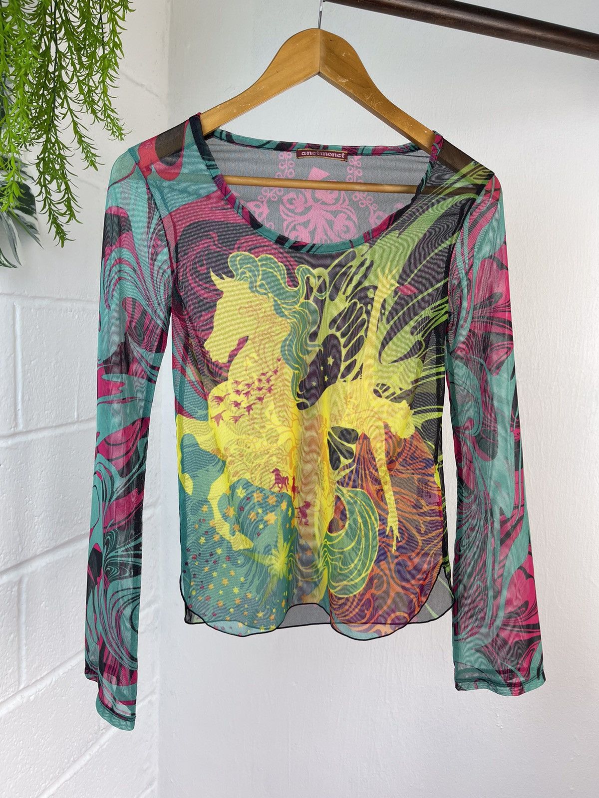 Beauty Beast Vtg Onetmonet Japan Mash Long Sleeve a5 Size XS / US 0-2 / IT 36-38 - 2 Thumbnail