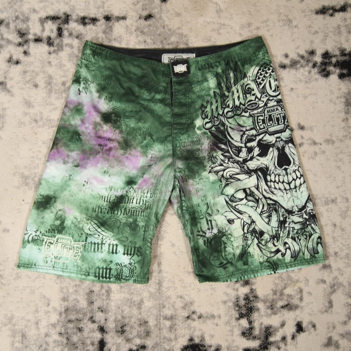 Other Y2K MMA Elite Skull Shorts Size US 36 / EU 52 - 1 Thumbnail