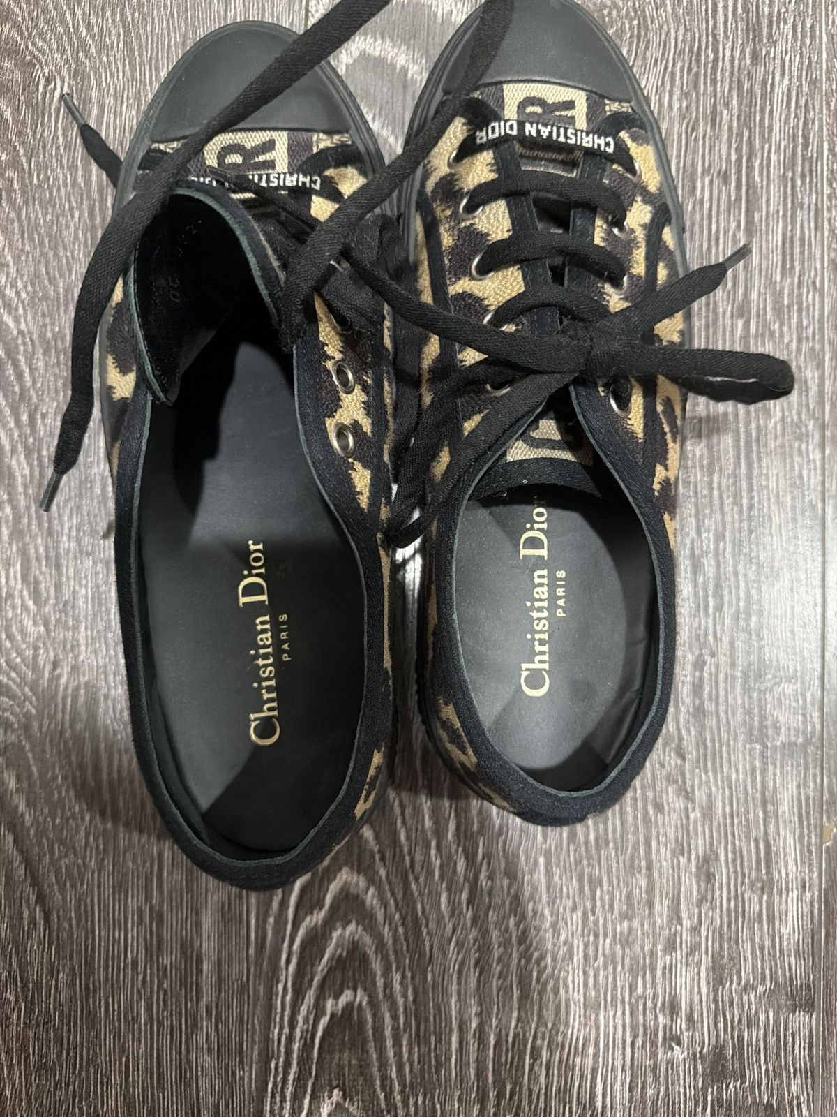 Dior Dior Walk'N'Dior Black Beige Leopard Size US 8 / IT 38 - 5 Thumbnail