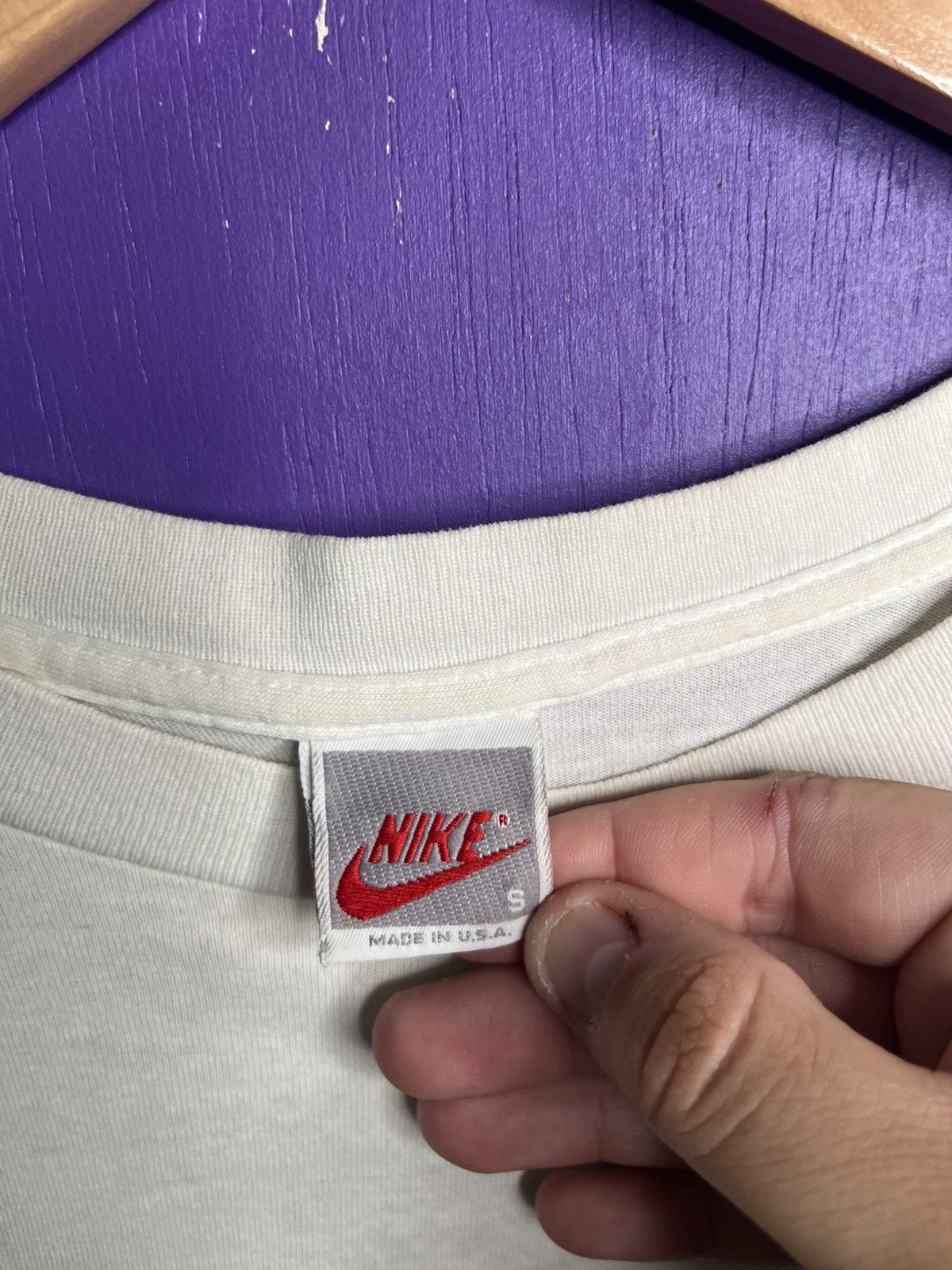 Nike × Vintage Vintage 90s Nike Jordan bugs bunny what’s up? T-shirt Size US M / EU 48-50 / 2 - 4 Thumbnail