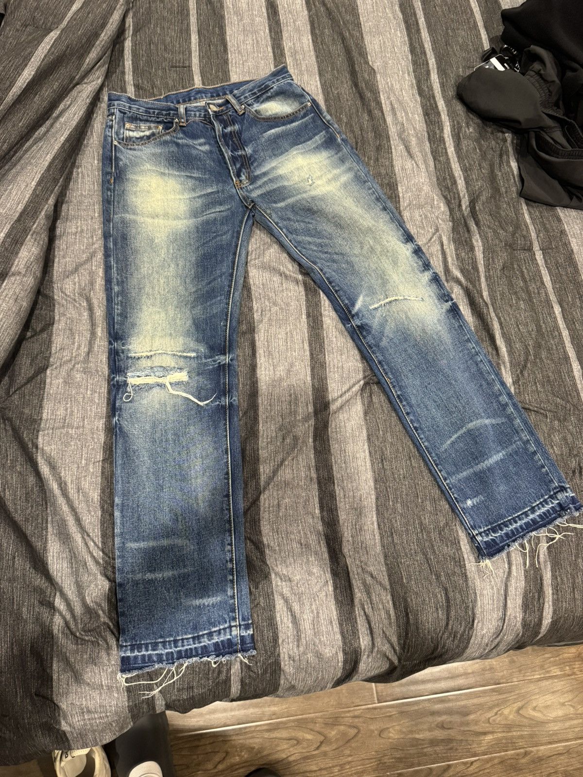 MNML Blue Baggy Denim Size US 29 - 2 Thumbnail