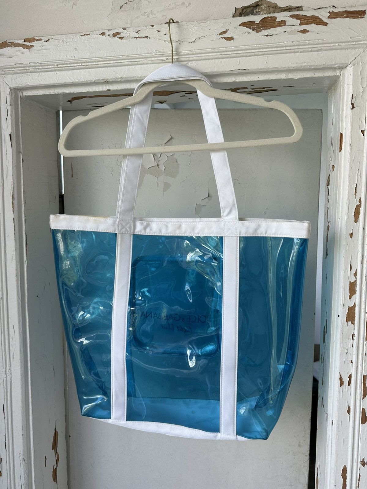 Dolce & Gabbana Vintage Dolce&Gabbana Light Blue Beach Hand Bag Size ONE SIZE - 9 Thumbnail