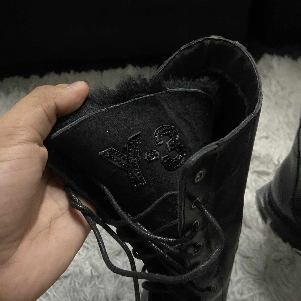 Yohji Yamamoto Y-3 YOHJI YAMAMOTO-BOOTS-FURR Size US 7 / EU 40 - 4 Thumbnail