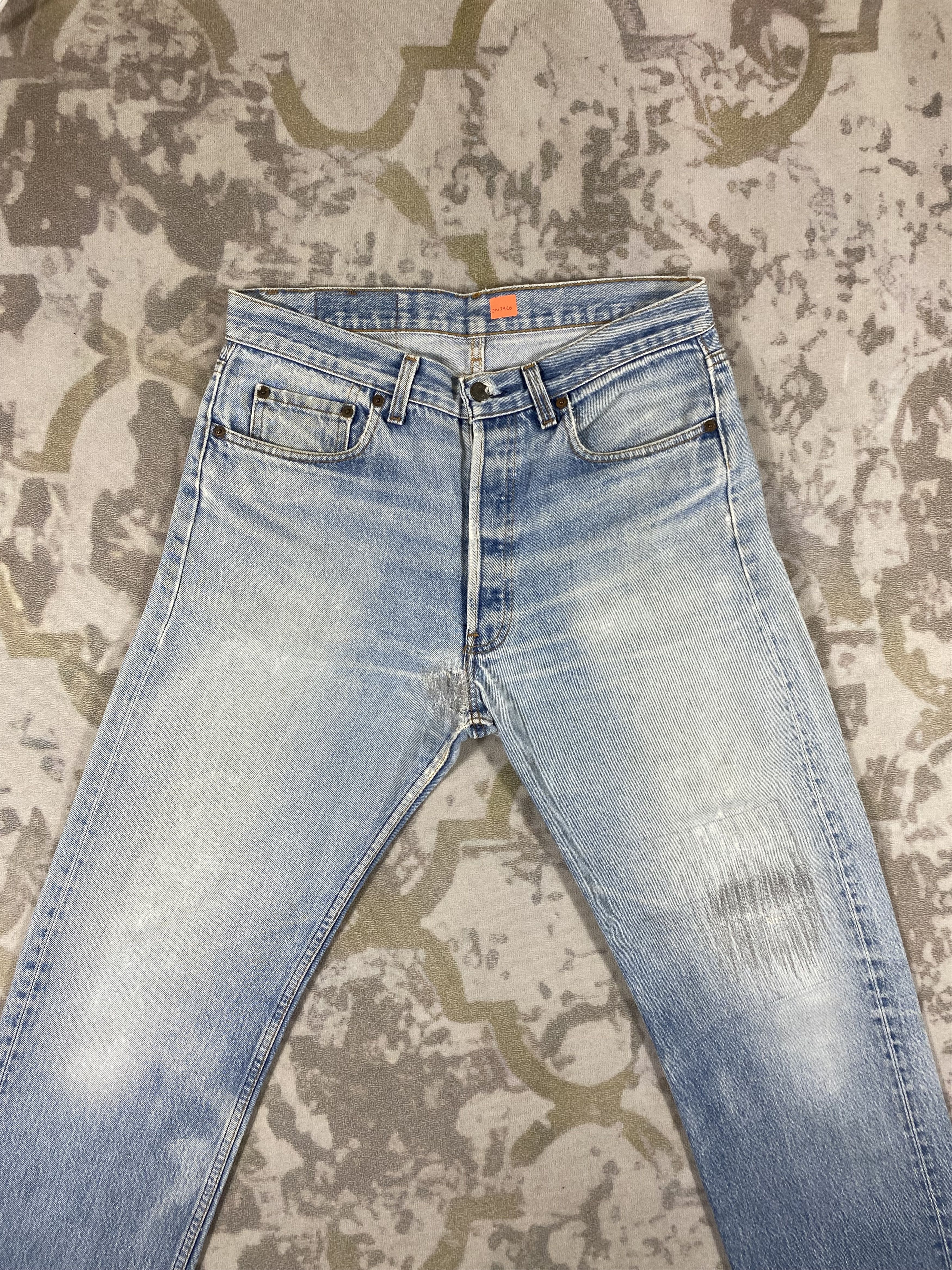 Levi's Vintage Clothing Light Blue Vintage 80s Levi's 501 Jeans 32x29 Denim-JN3960 Size US 32 / EU 48 - 3 Thumbnail