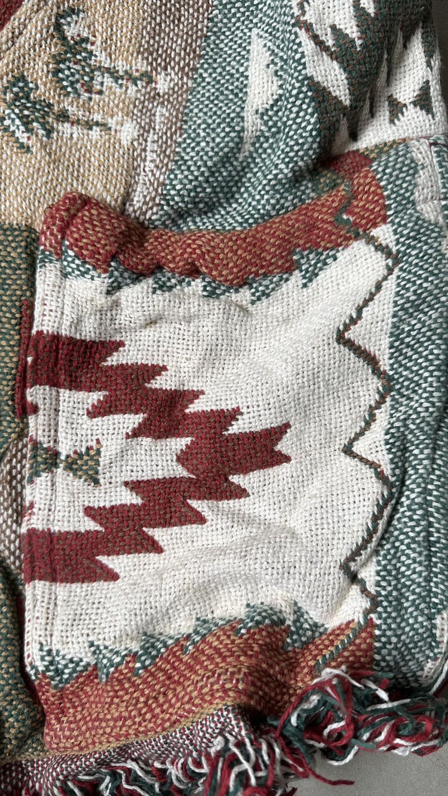 Vintage VINTAGE COUNTRY LIFE BLANKET VEST AZTEC NATIVE Size 40S - 5 Thumbnail
