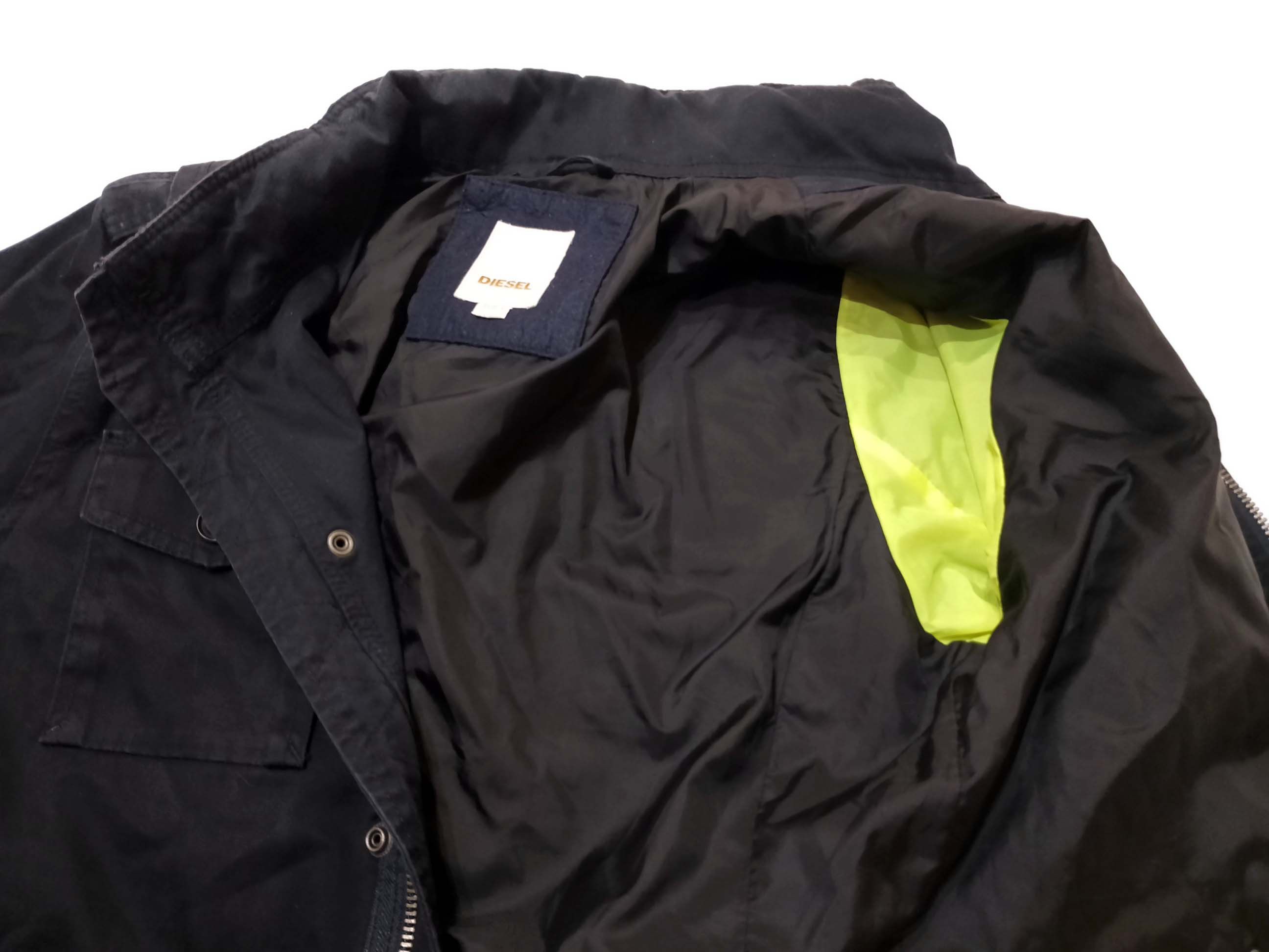 Diesel Diesel Long Utility Denim Jacket – Dark Blue, Size L, Hooded Size US L / EU 52-54 / 3 - 6 Thumbnail