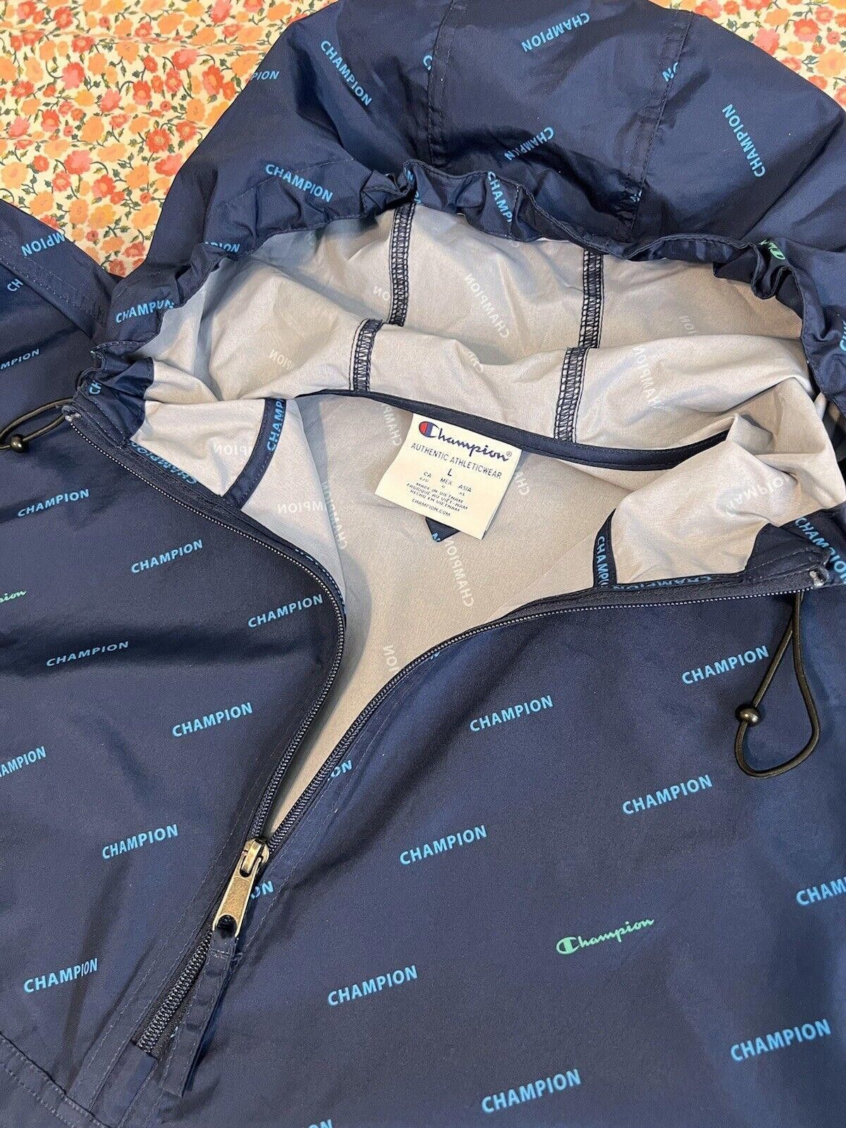 Champion Mens L Champion Windbreaker Jacket Size US L / EU 52-54 / 3 - 2 Thumbnail