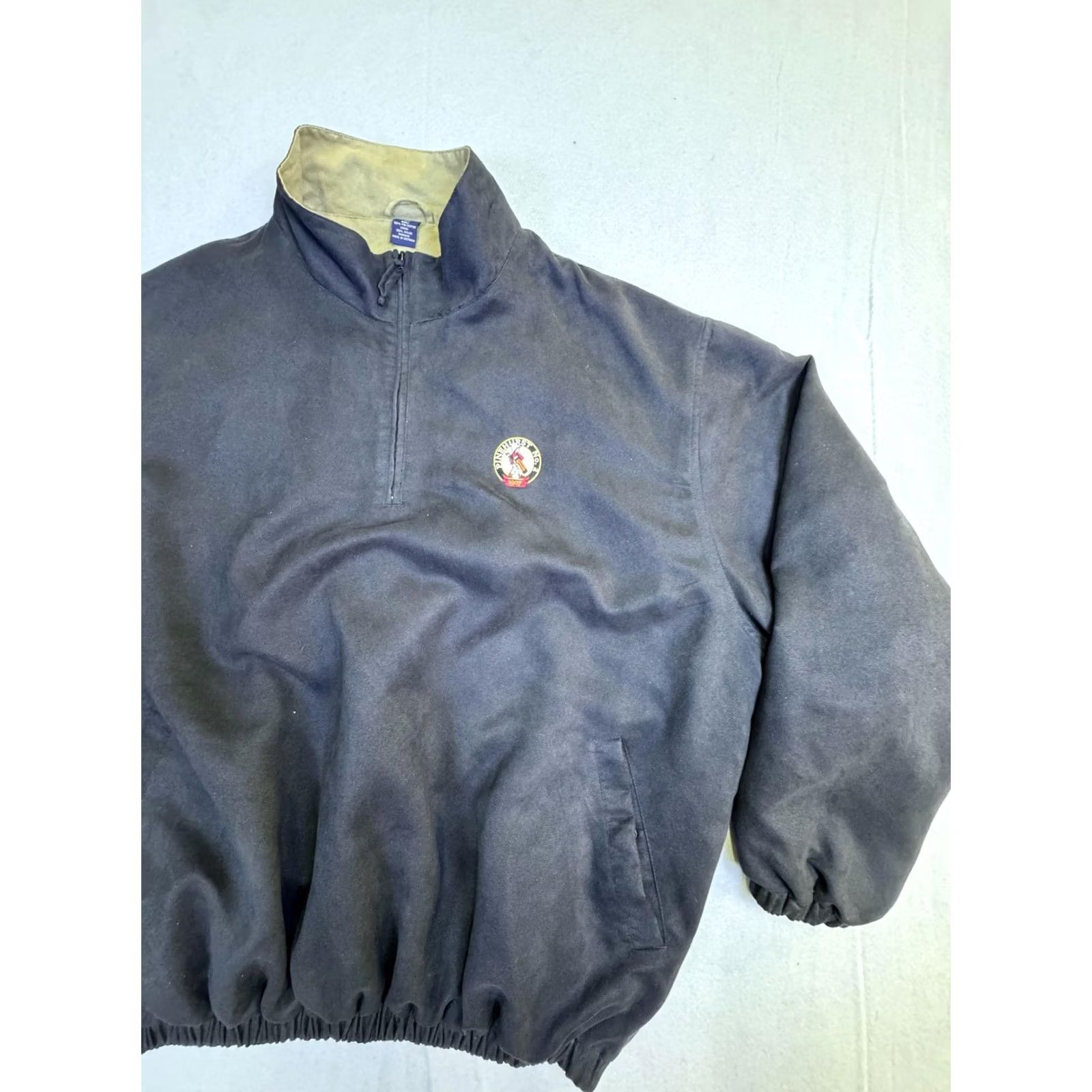 Vintage The Putterboy Collection Jacket Golf Pullover Mens 2XL Black 1/4 Zip Pinehurst Size US XXL / EU 58 / 5 - 2 Thumbnail