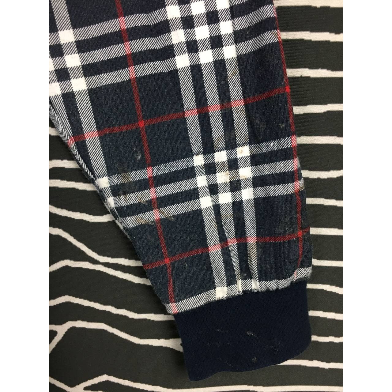 Burberry Vtg Burberry London Nova Check Longsleeve Polo Tee Size US L / EU 52-54 / 3 - 9 Thumbnail